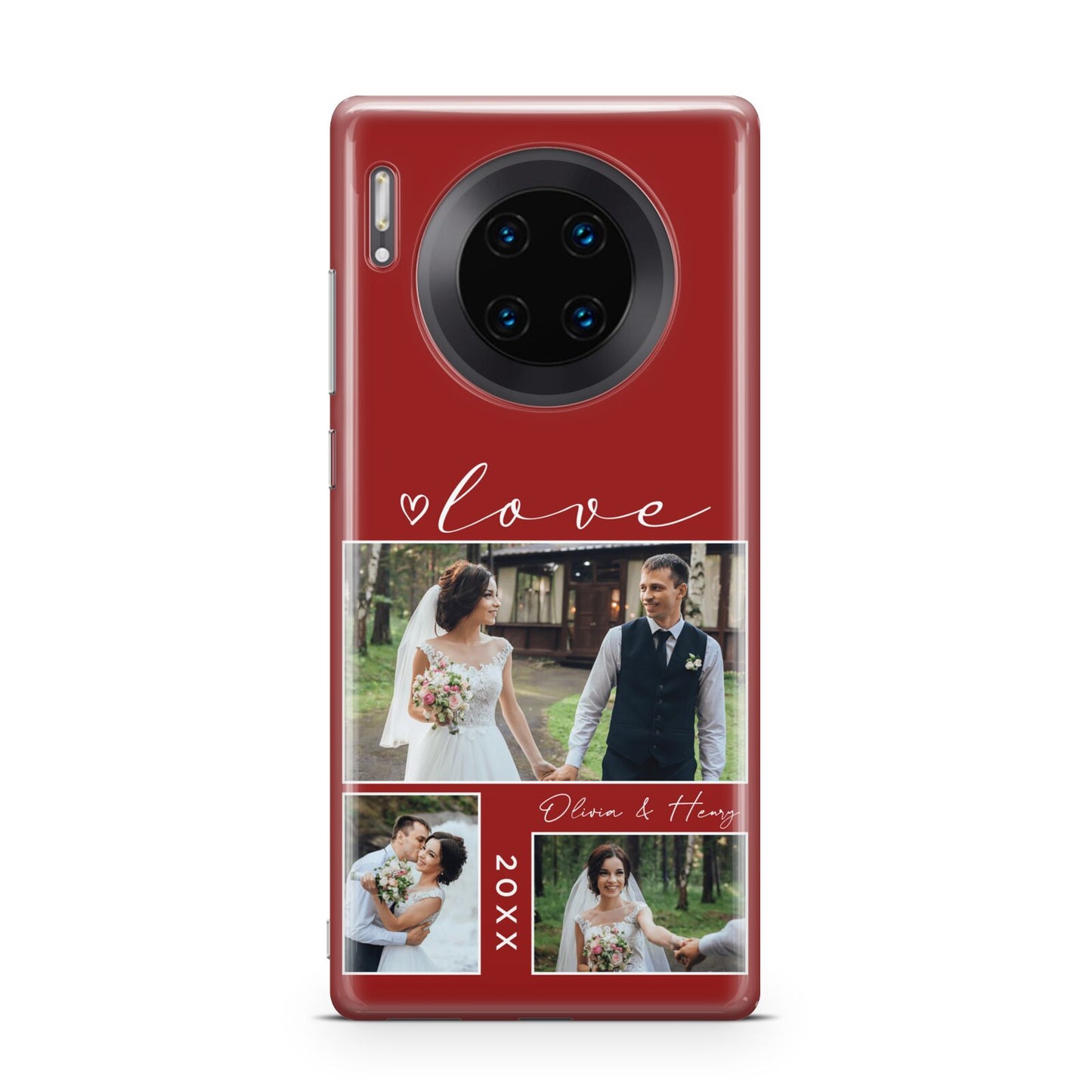 Valentine Wedding Photo Personalised Huawei Mate 30 Pro Phone Case