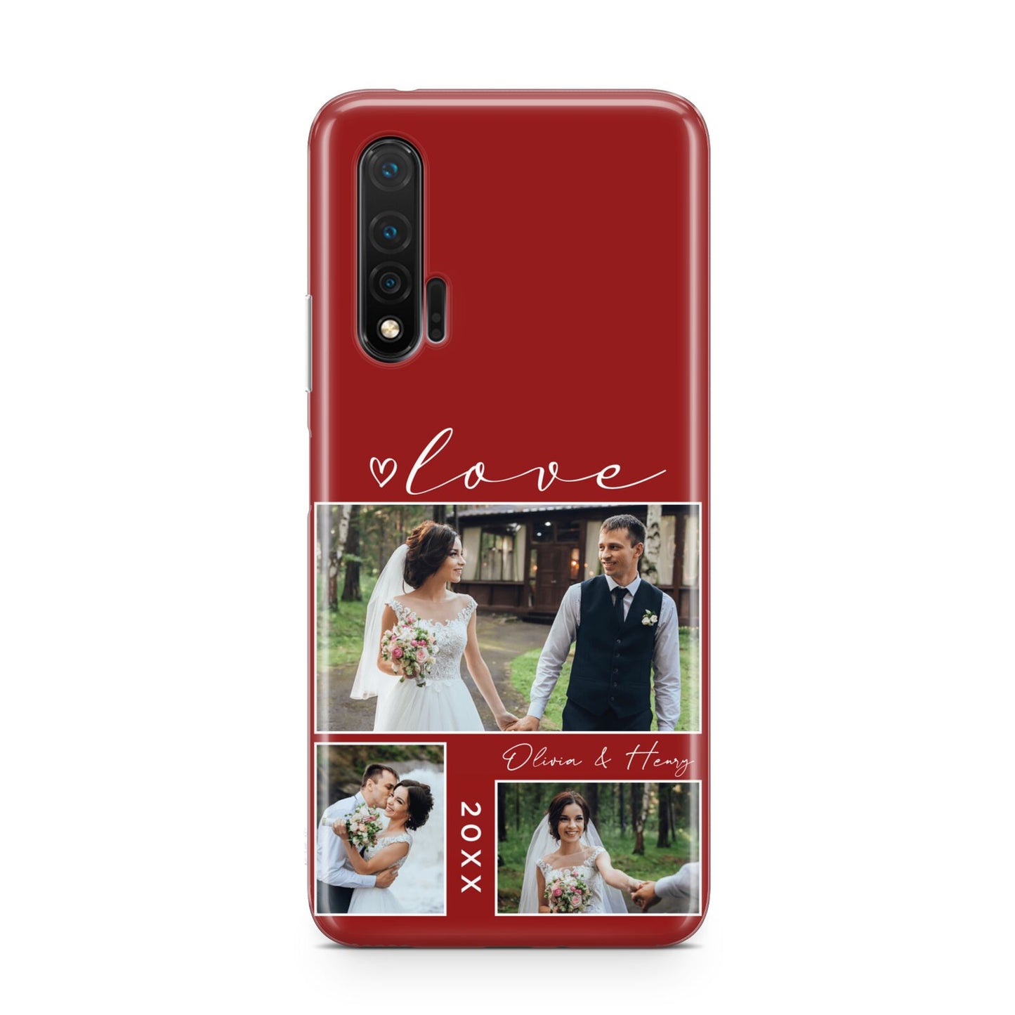 Valentine Wedding Photo Personalised Huawei Nova 6 Phone Case