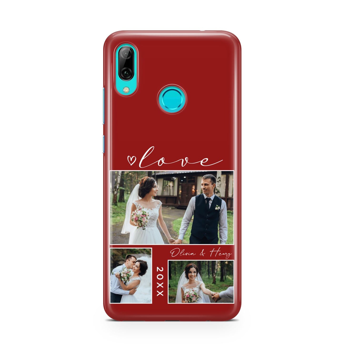 Valentine Wedding Photo Personalised Huawei P Smart 2019 Case