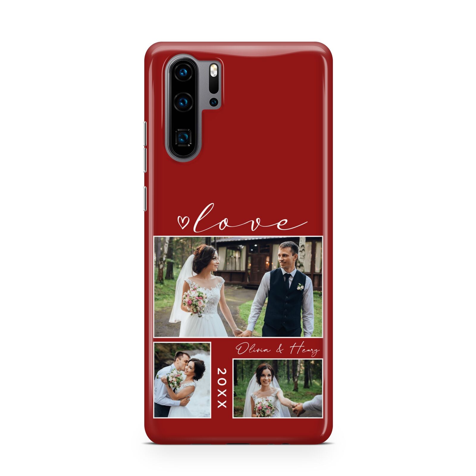 Valentine Wedding Photo Personalised Huawei P30 Pro Phone Case