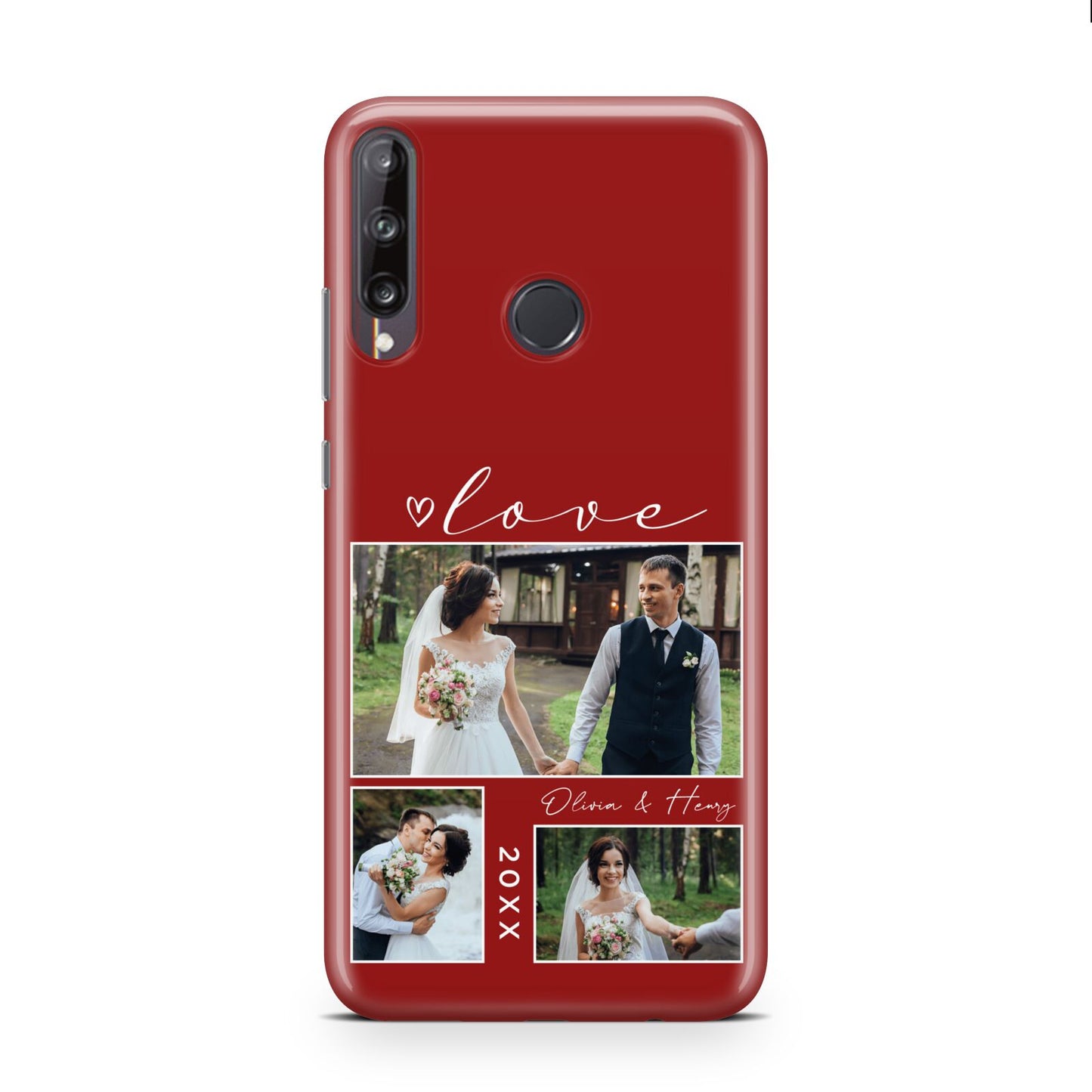 Valentine Wedding Photo Personalised Huawei P40 Lite E Phone Case