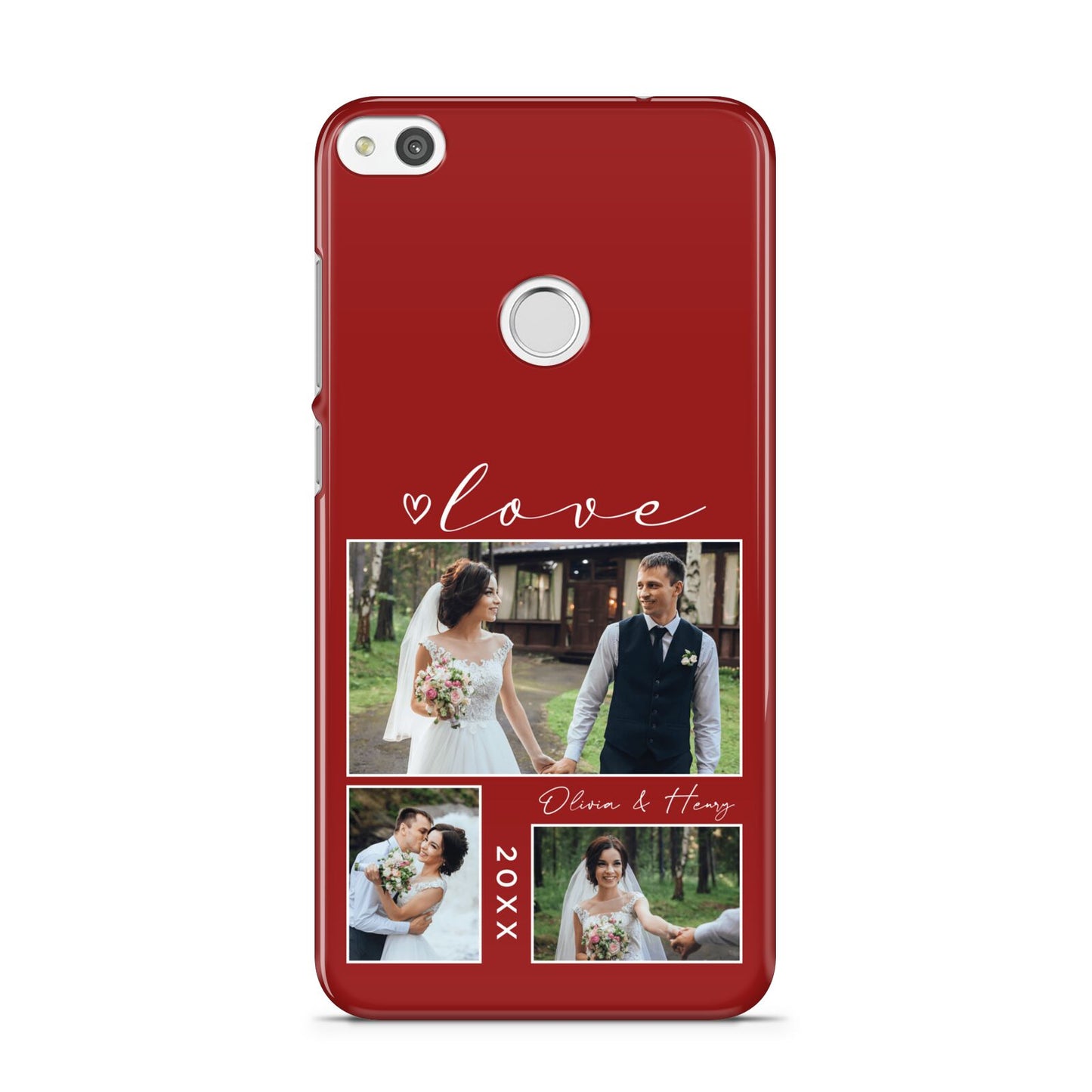 Valentine Wedding Photo Personalised Huawei P8 Lite Case