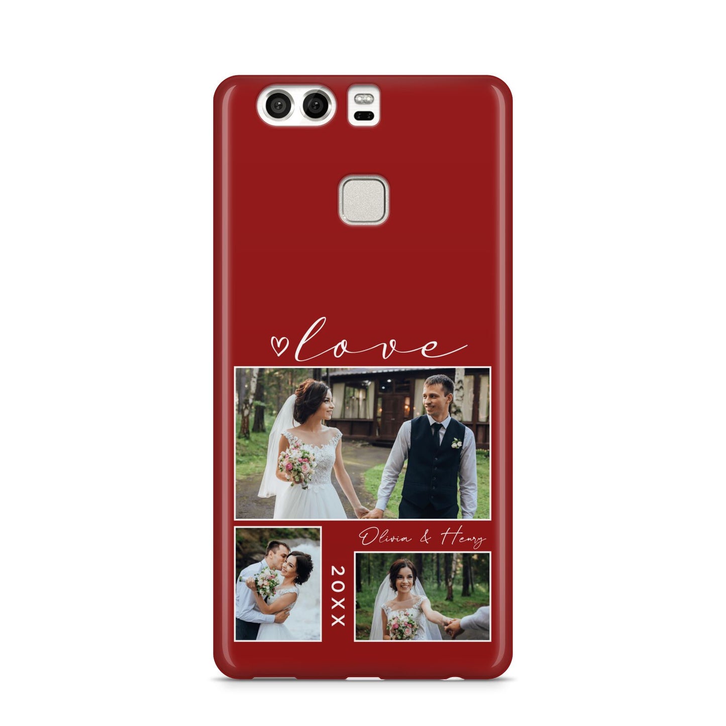 Valentine Wedding Photo Personalised Huawei P9 Case