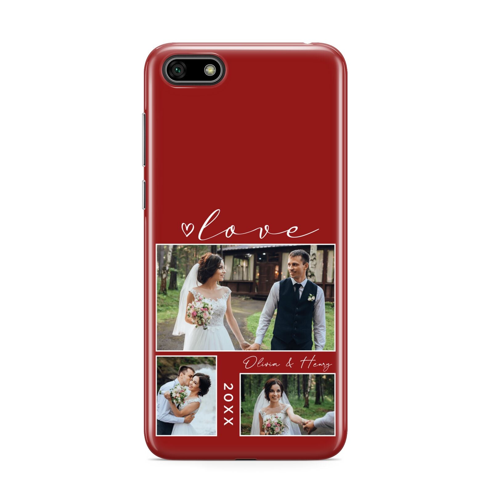 Valentine Wedding Photo Personalised Huawei Y5 Prime 2018 Phone Case