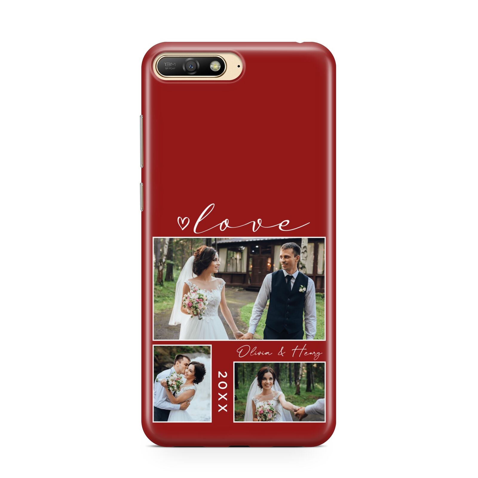 Valentine Wedding Photo Personalised Huawei Y6 2018