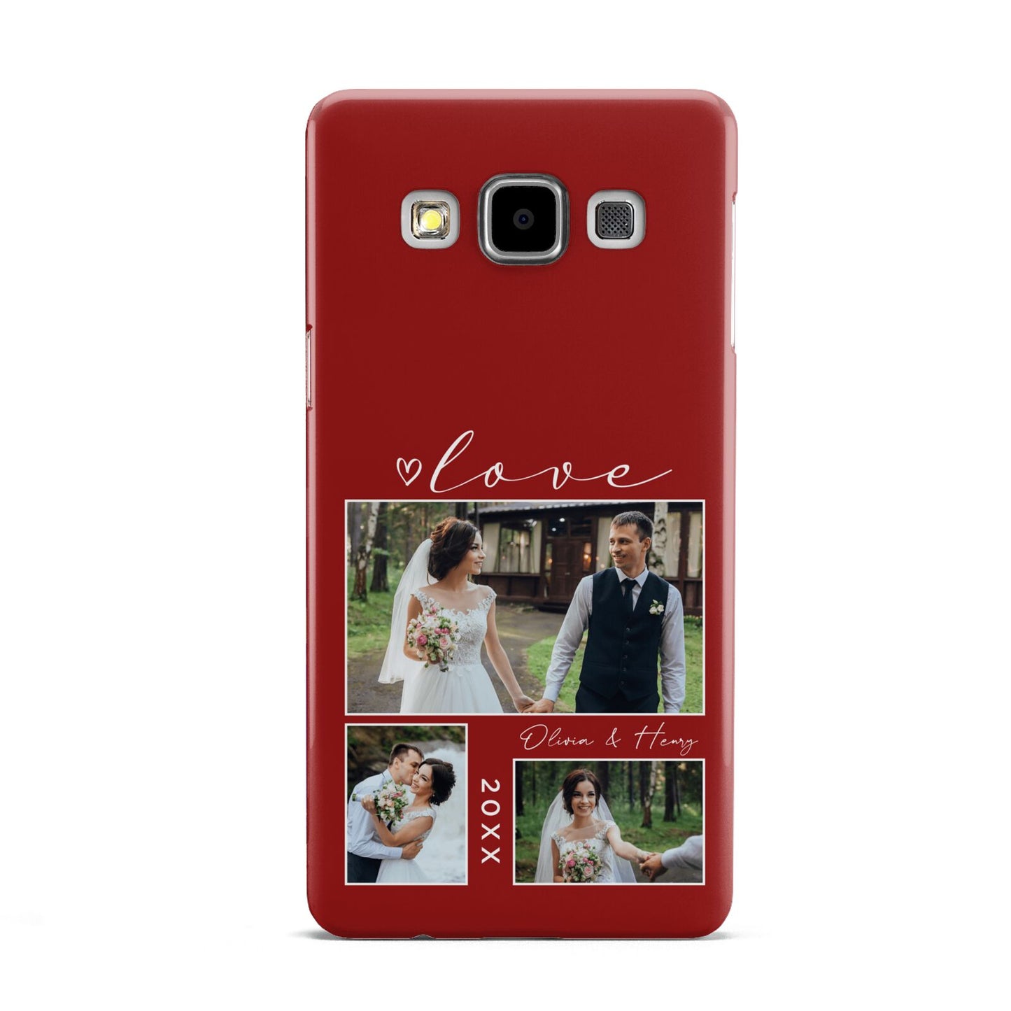 Valentine Wedding Photo Personalised Samsung Galaxy A5 Case