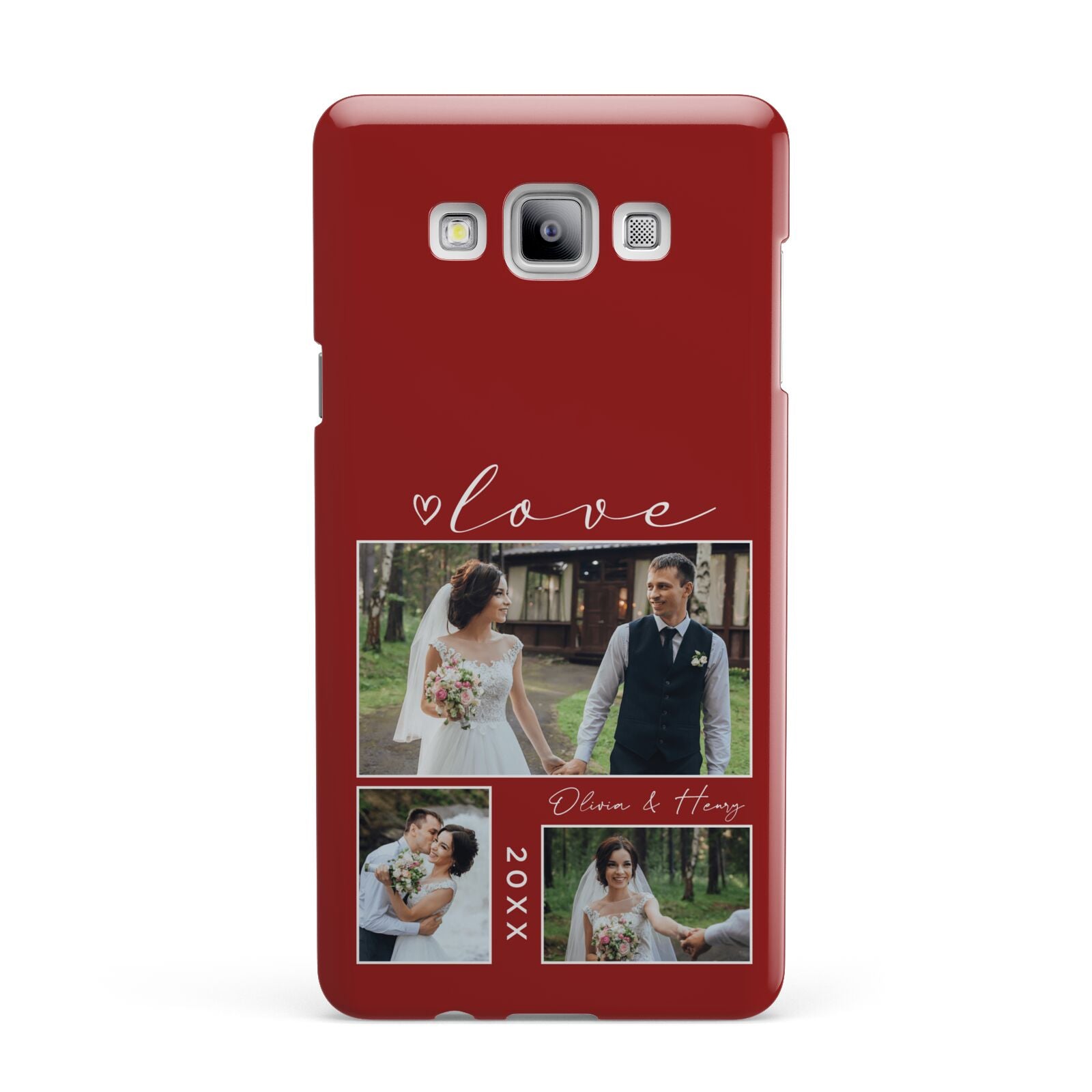 Valentine Wedding Photo Personalised Samsung Galaxy A7 2015 Case