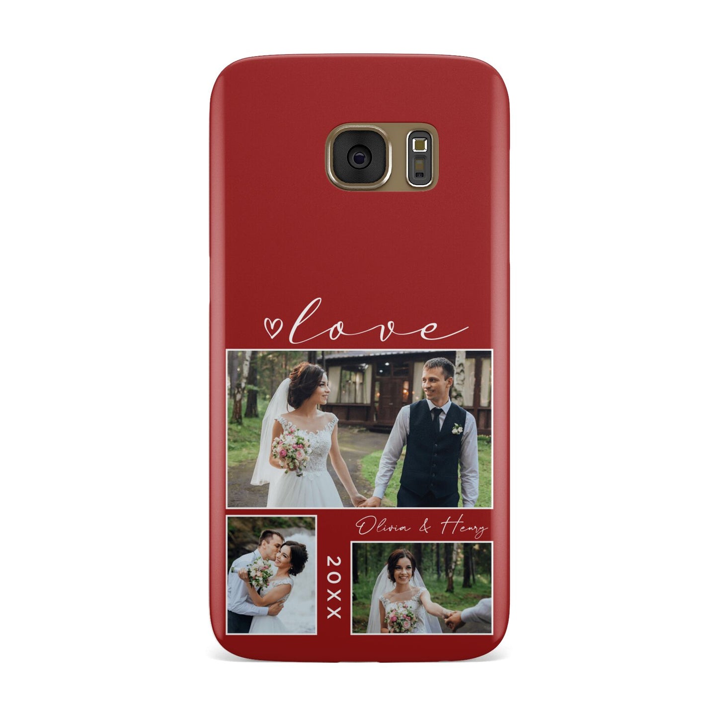 Valentine Wedding Photo Personalised Samsung Galaxy Case