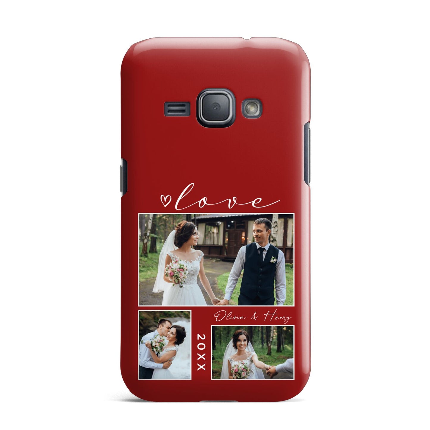 Valentine Wedding Photo Personalised Samsung Galaxy J1 2016 Case