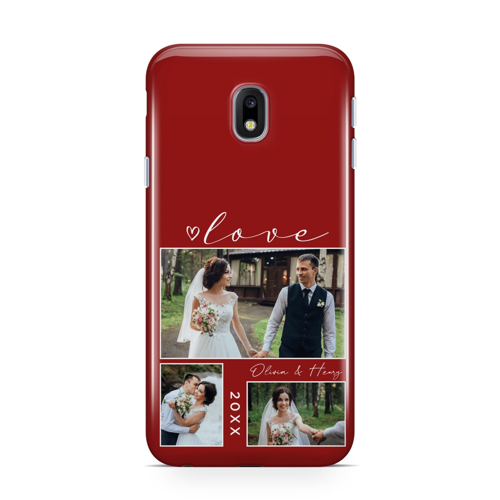 Valentine Wedding Photo Personalised Samsung Galaxy J3 2017 Case