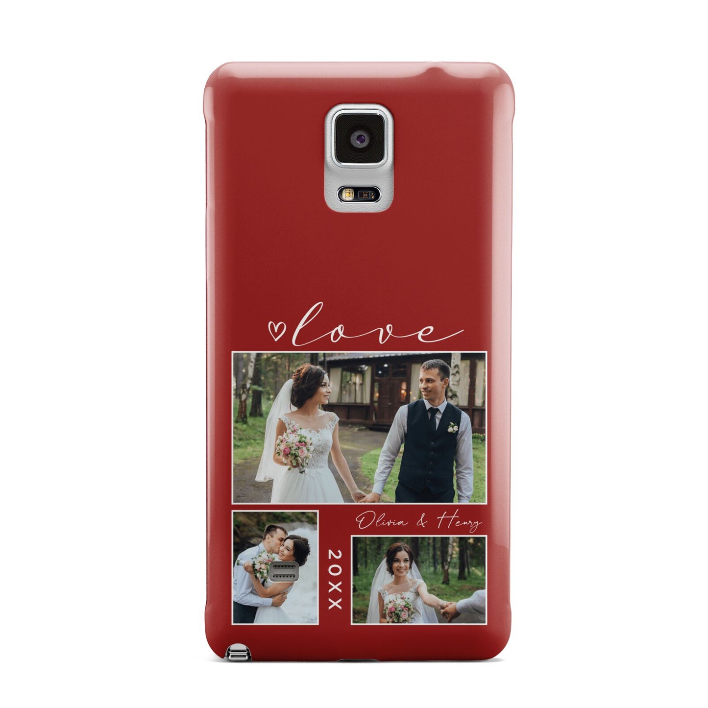 Valentine Wedding Photo Personalised Samsung Galaxy Note 4 Case