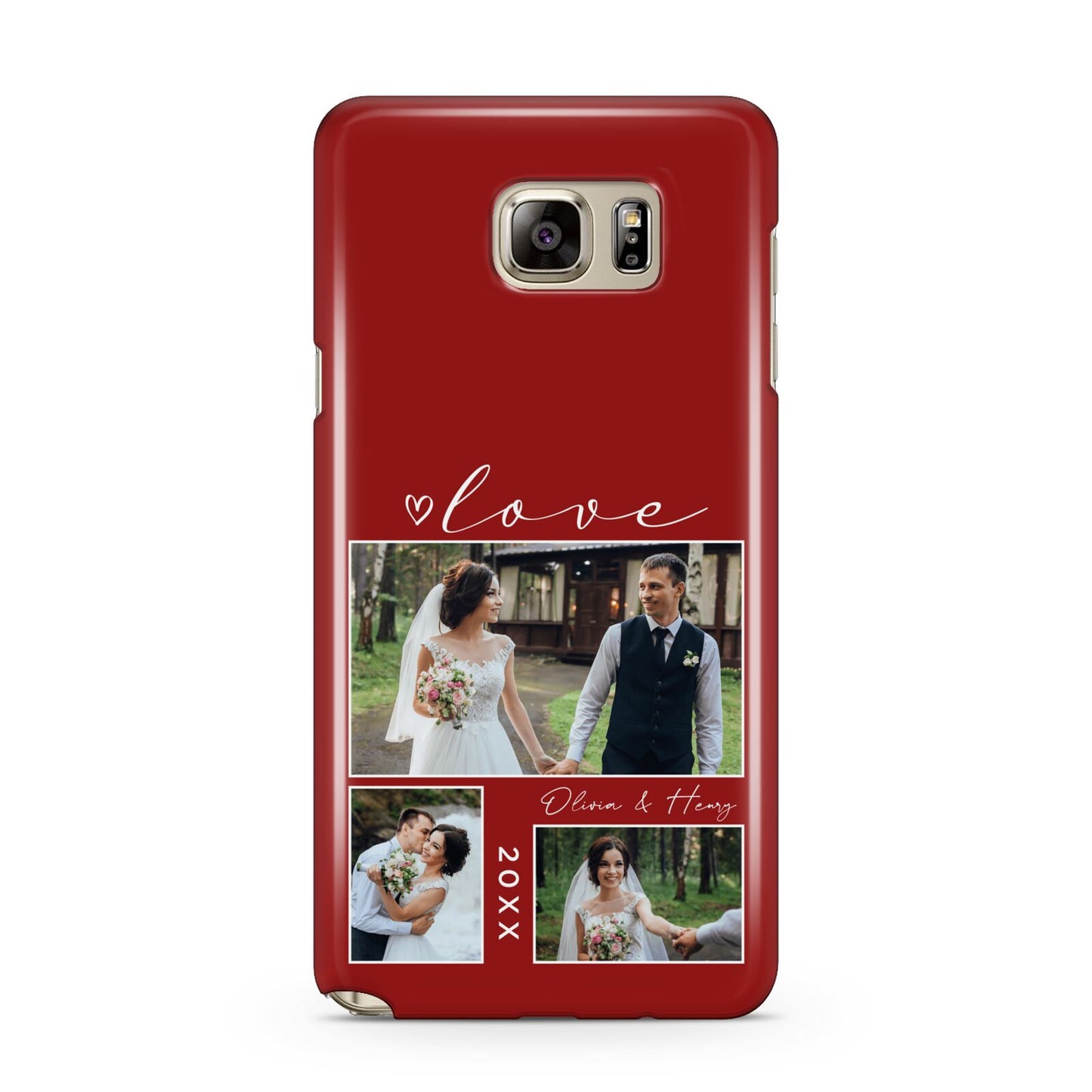 Valentine Wedding Photo Personalised Samsung Galaxy Note 5 Case