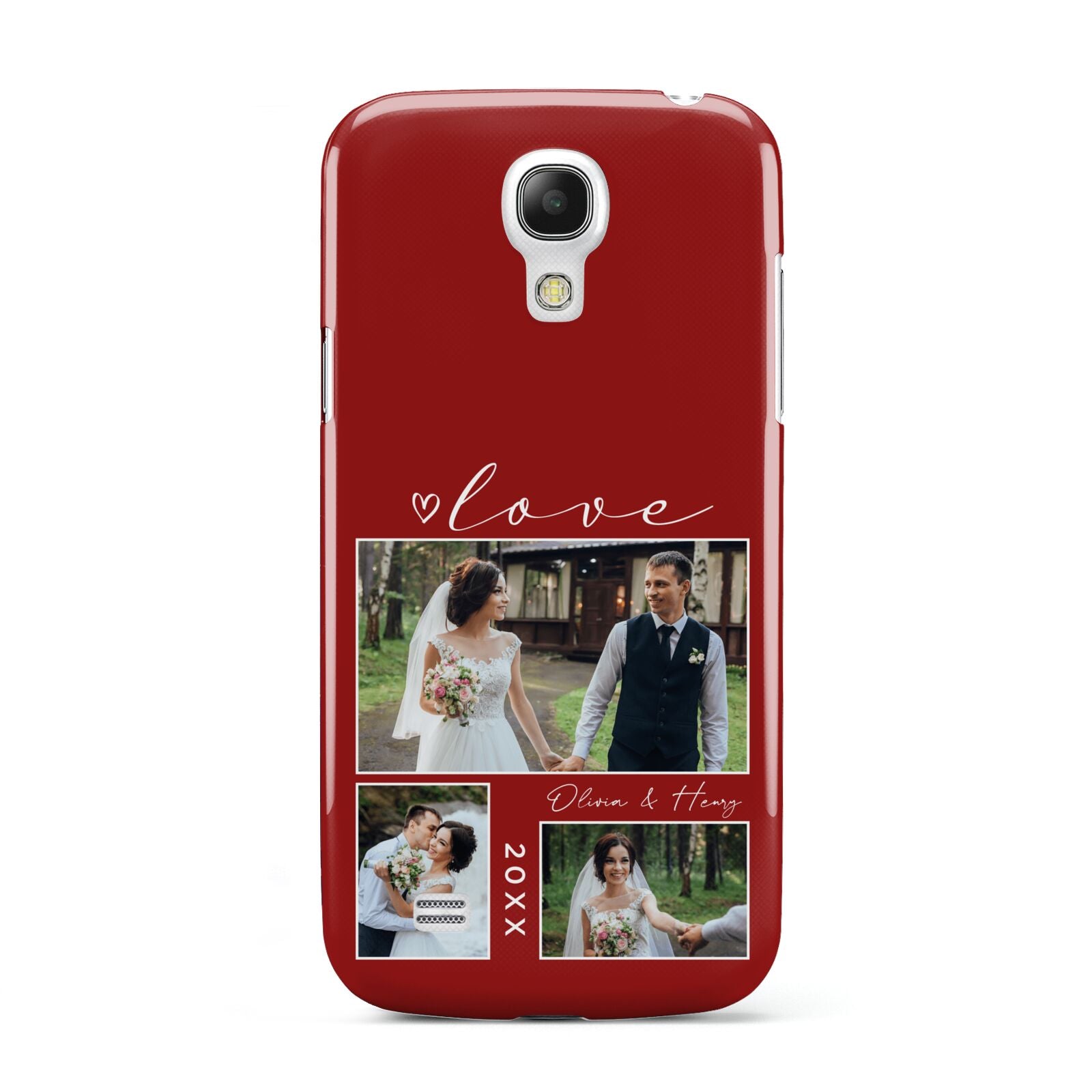 Valentine Wedding Photo Personalised Samsung Galaxy S4 Mini Case