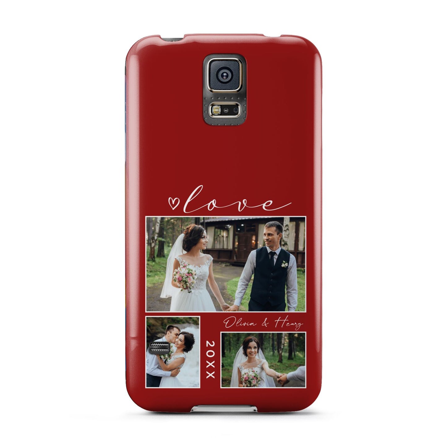 Valentine Wedding Photo Personalised Samsung Galaxy S5 Case