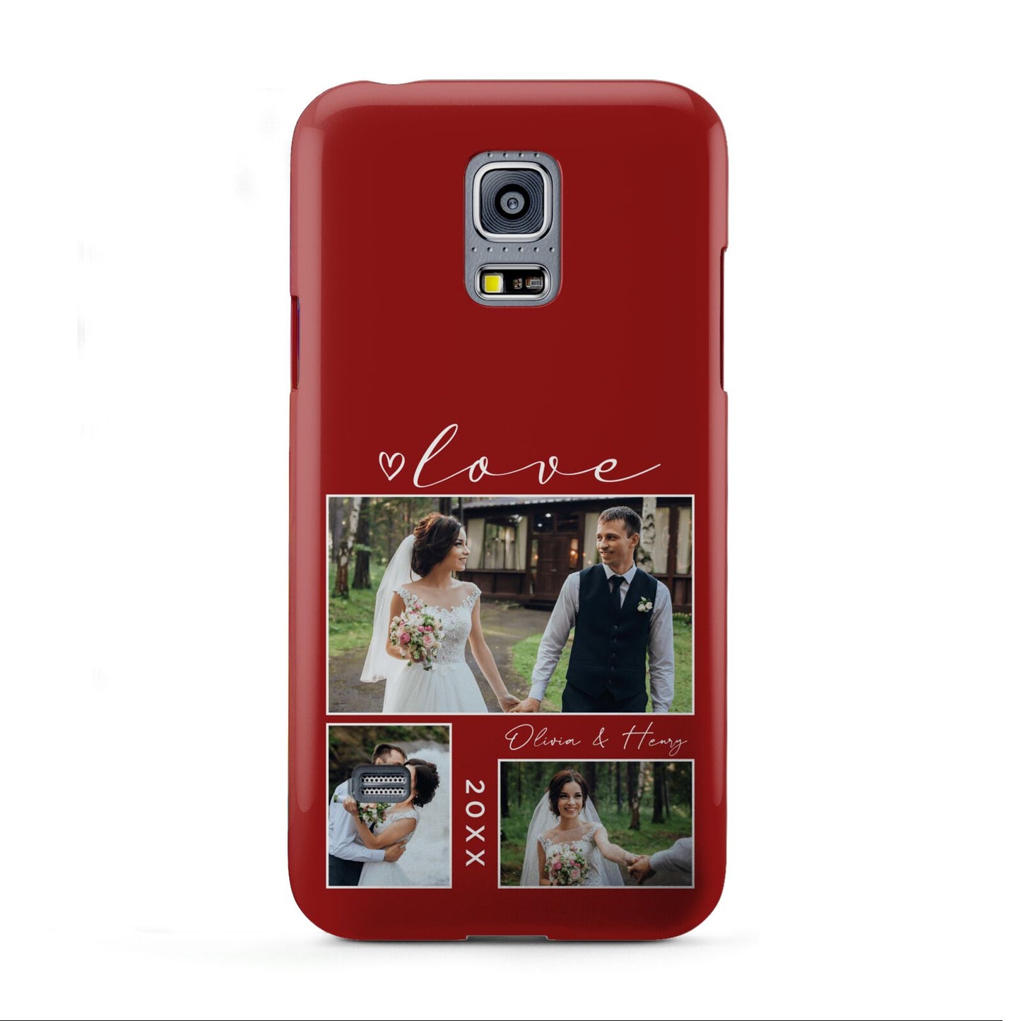 Valentine Wedding Photo Personalised Samsung Galaxy S5 Mini Case