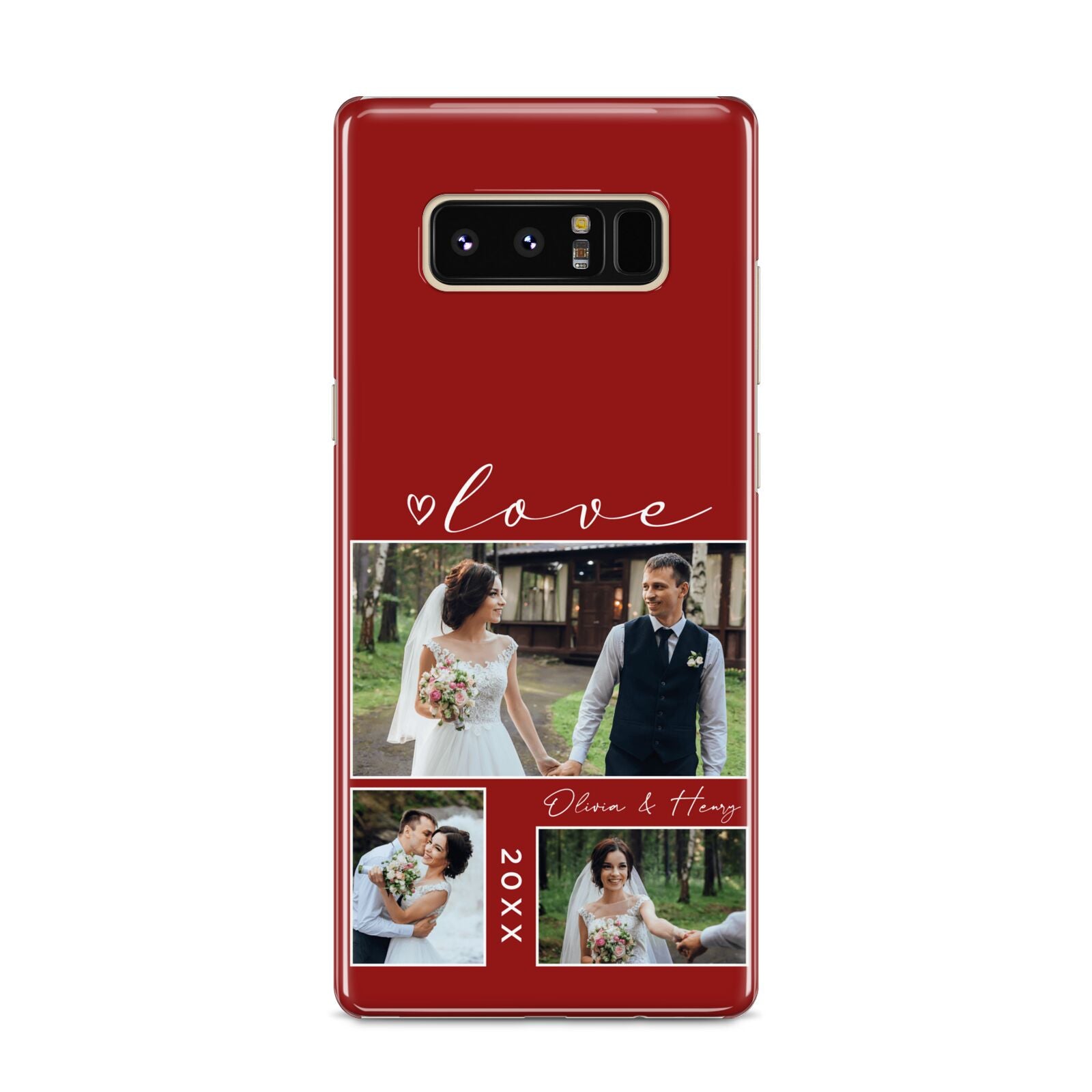 Valentine Wedding Photo Personalised Samsung Galaxy S8 Case