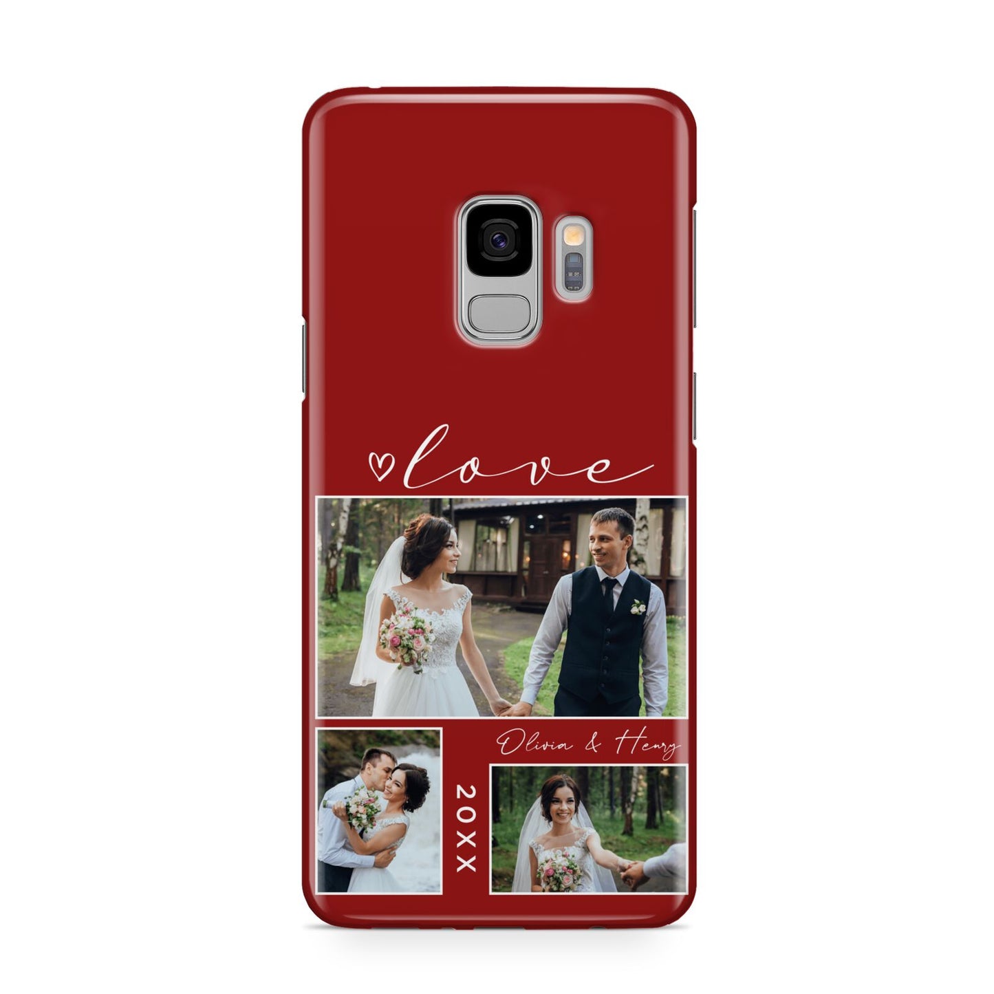 Valentine Wedding Photo Personalised Samsung Galaxy S9 Case