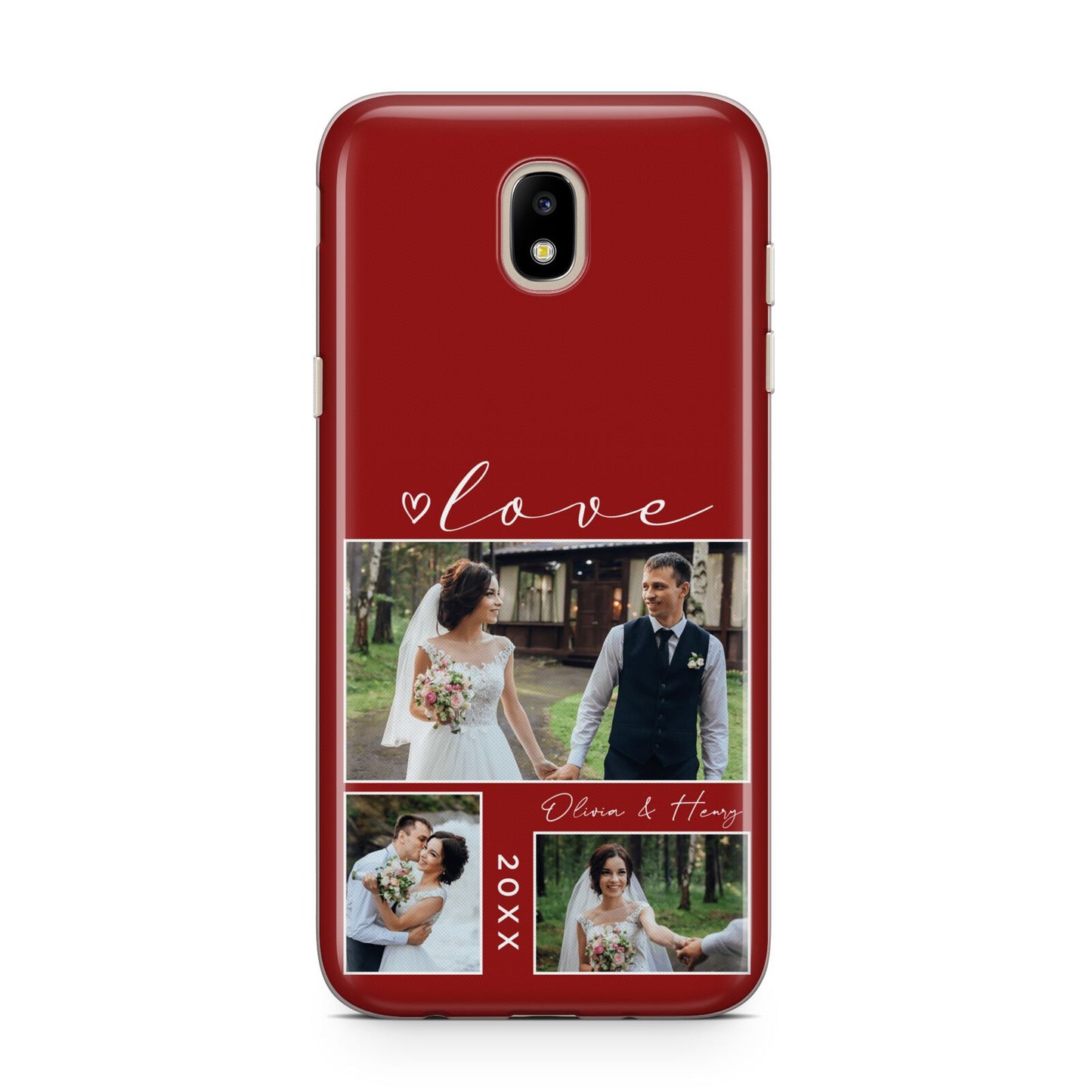 Valentine Wedding Photo Personalised Samsung J5 2017 Case