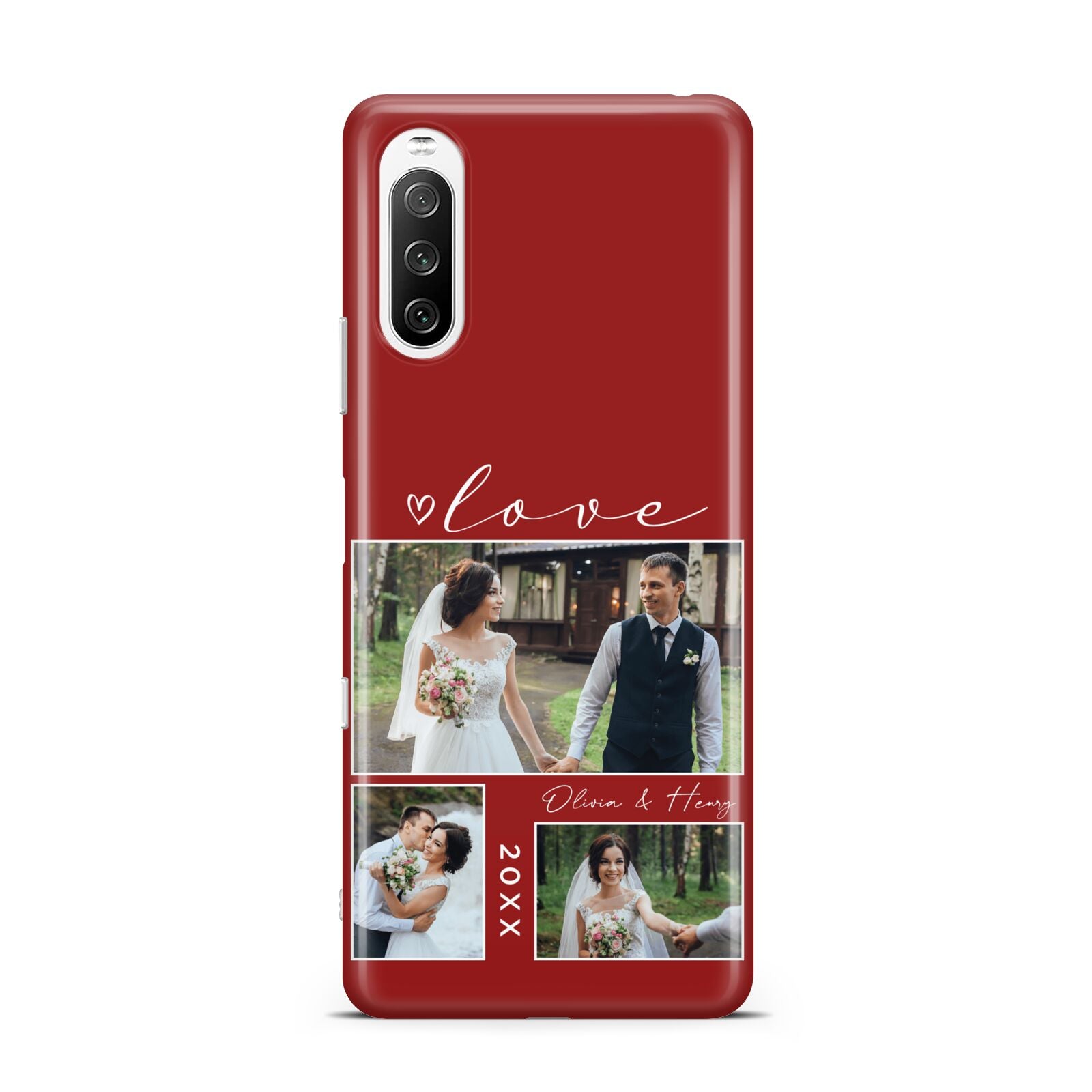 Valentine Wedding Photo Personalised Sony Xperia 10 III Case