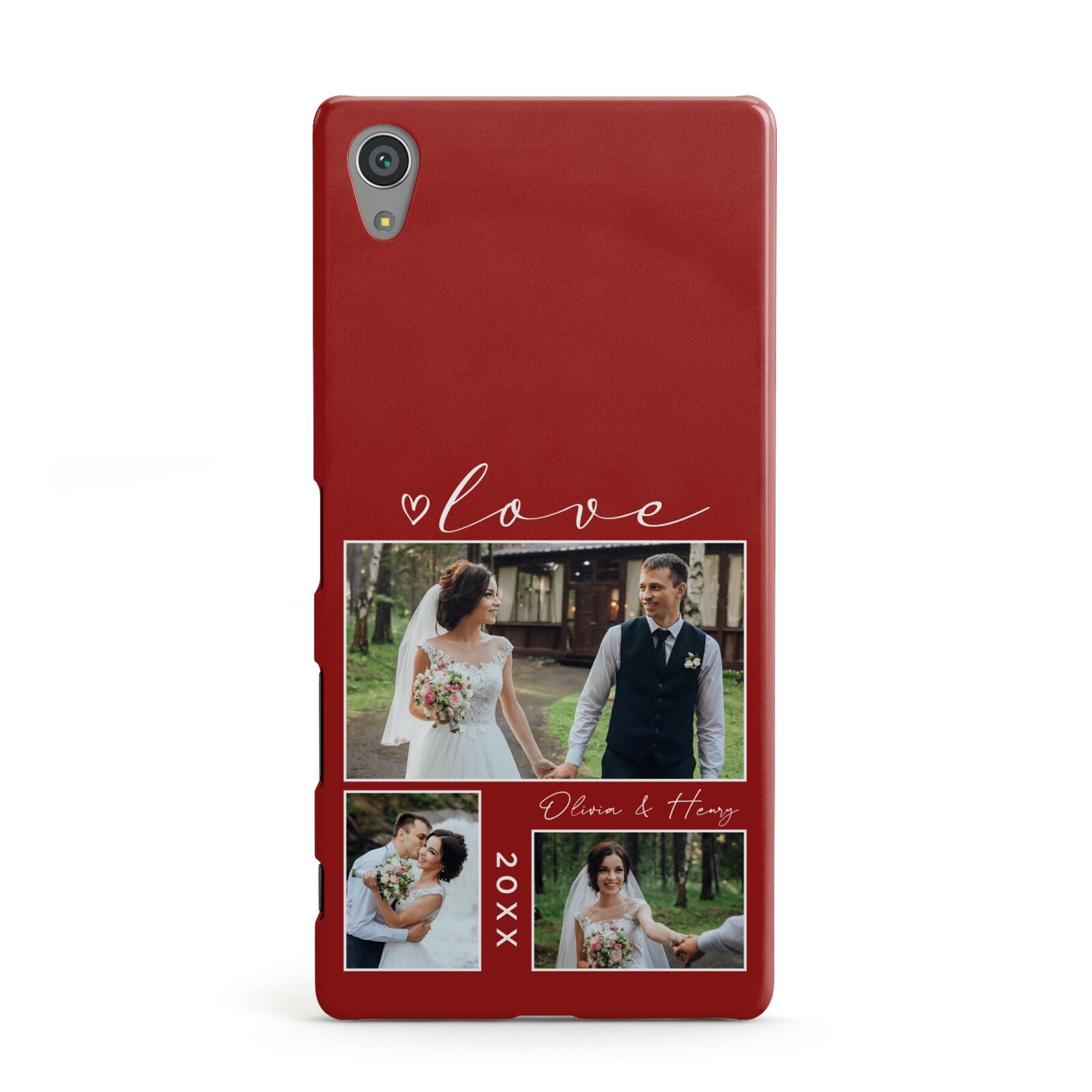 Valentine Wedding Photo Personalised Sony Xperia Case