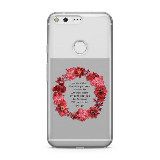 Valentine Wreath Quote Google Pixel Case