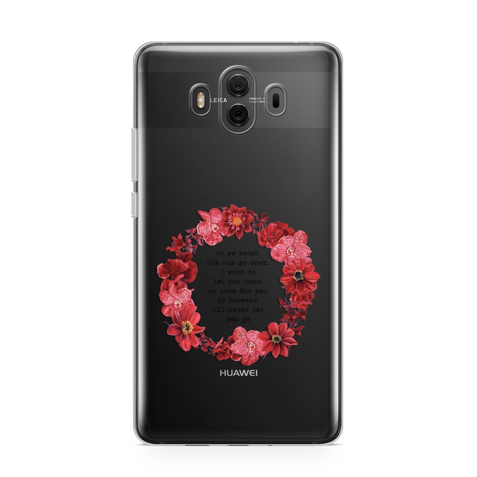 Valentine Wreath Quote Huawei Mate 10 Protective Phone Case