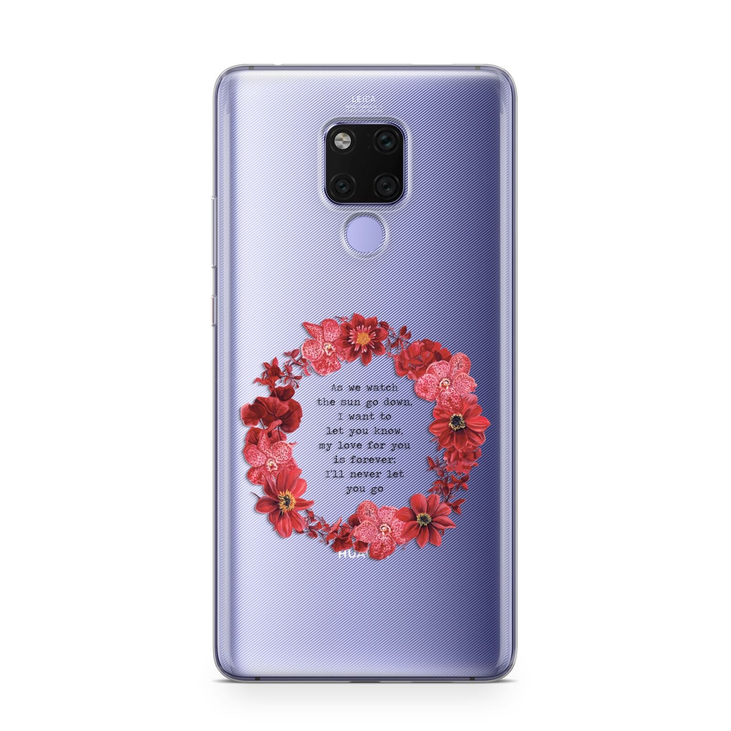 Valentine Wreath Quote Huawei Mate 20X Phone Case