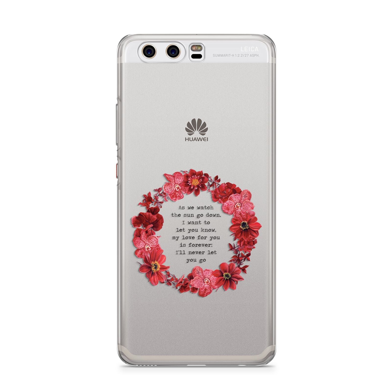 Valentine Wreath Quote Huawei P10 Phone Case