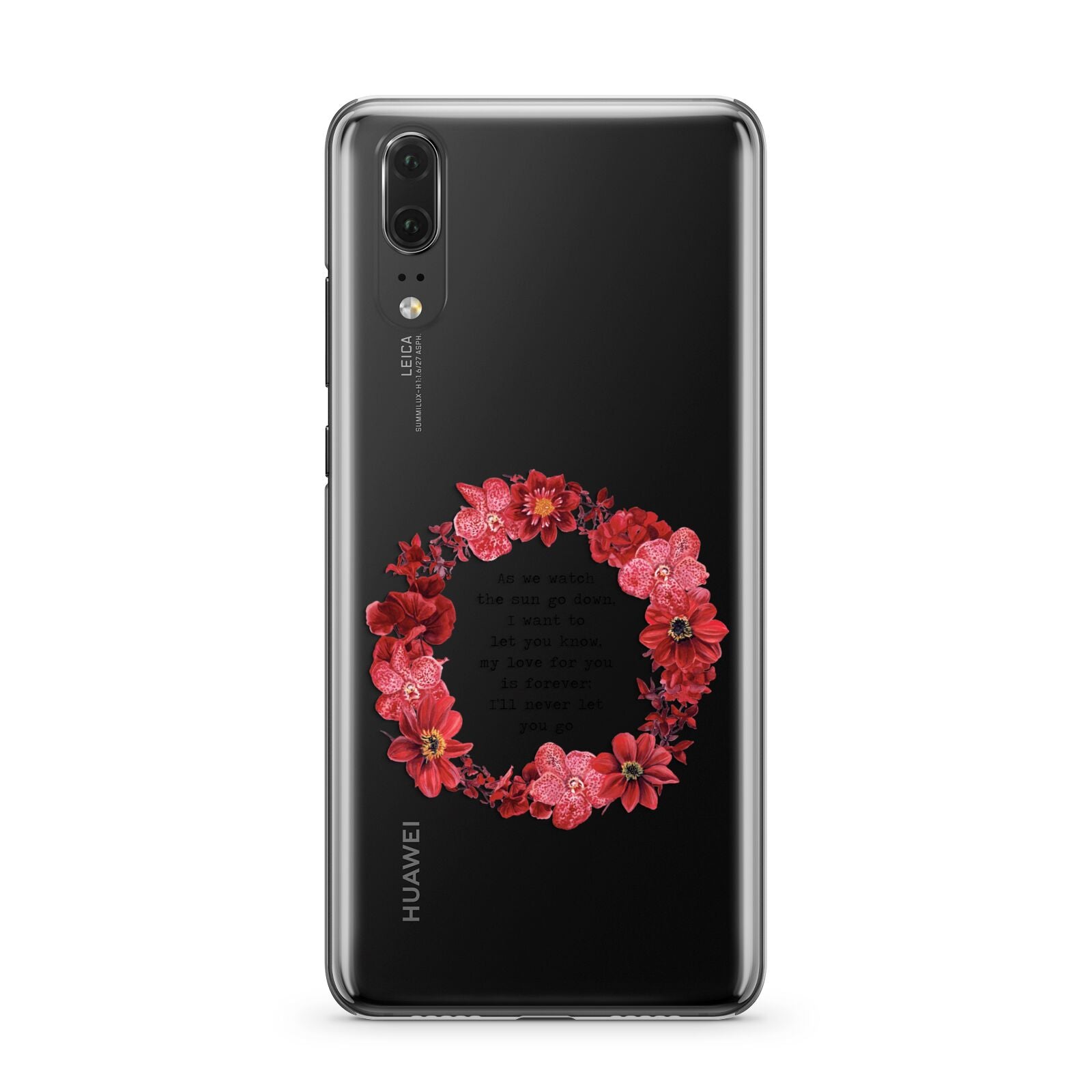 Valentine Wreath Quote Huawei P20 Phone Case