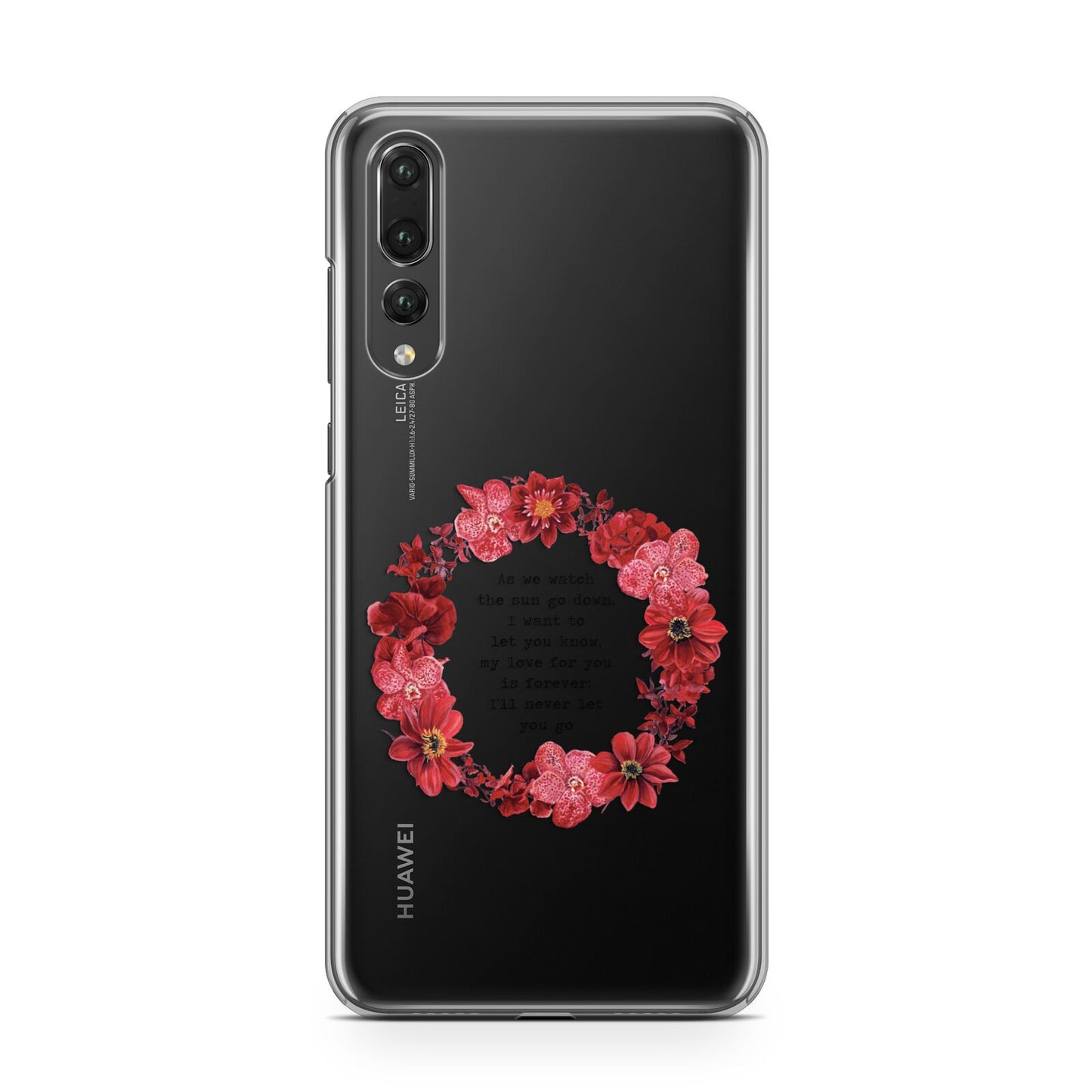 Valentine Wreath Quote Huawei P20 Pro Phone Case