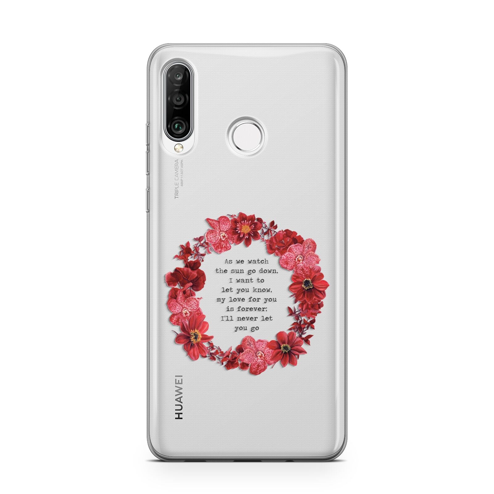 Valentine Wreath Quote Huawei P30 Lite Phone Case