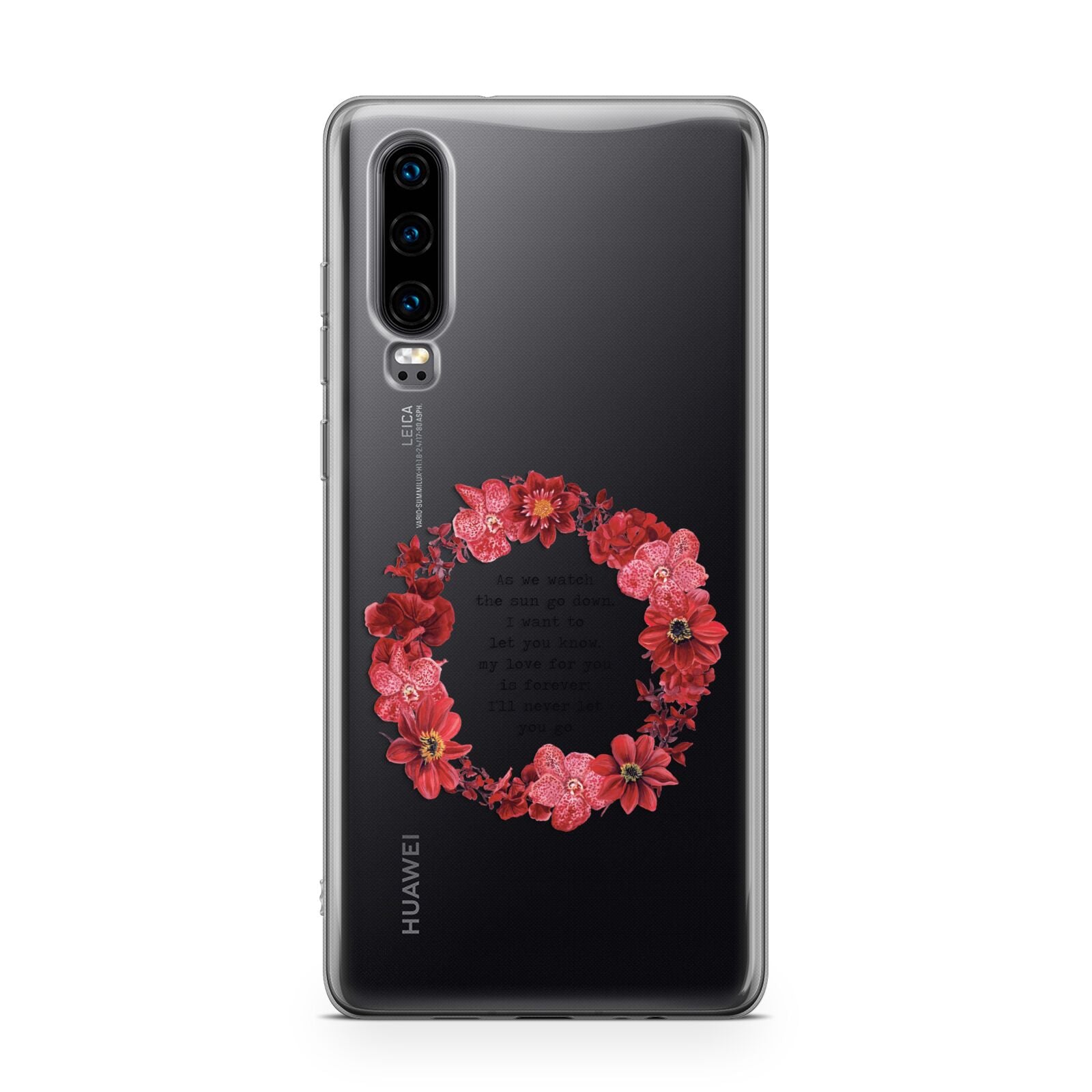 Valentine Wreath Quote Huawei P30 Phone Case