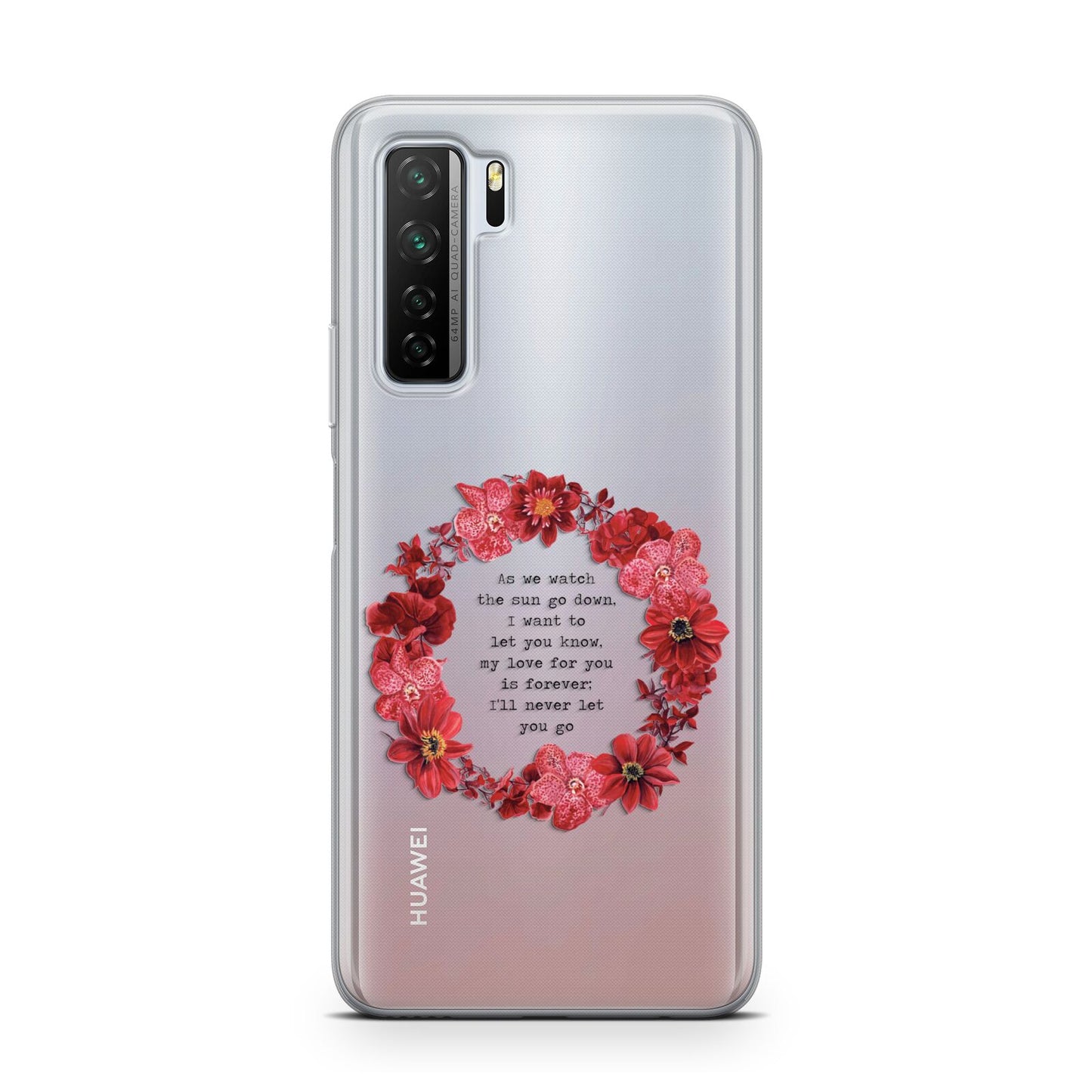 Valentine Wreath Quote Huawei P40 Lite 5G Phone Case