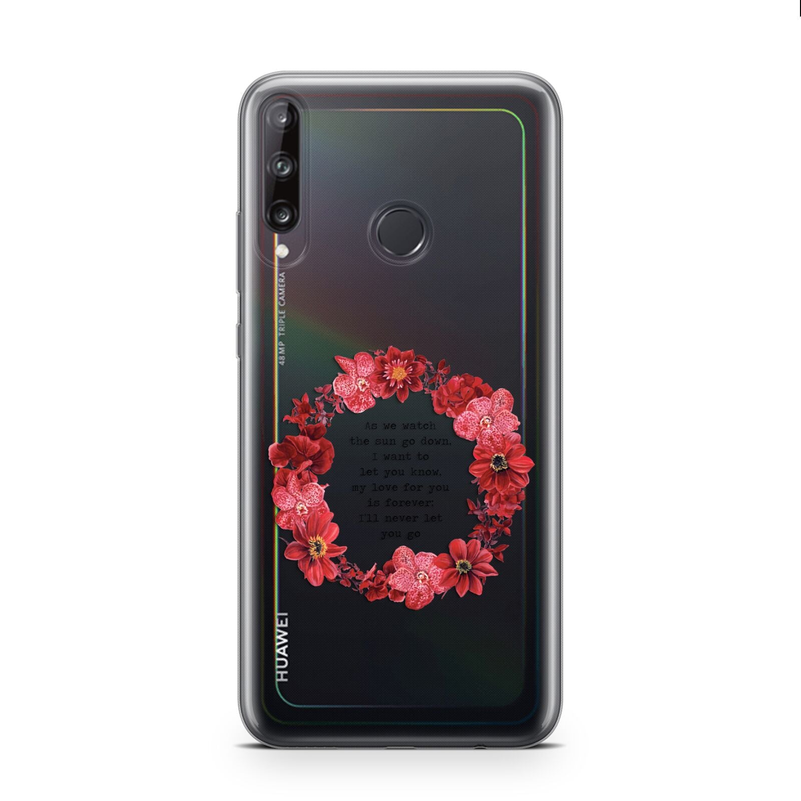 Valentine Wreath Quote Huawei P40 Lite E Phone Case