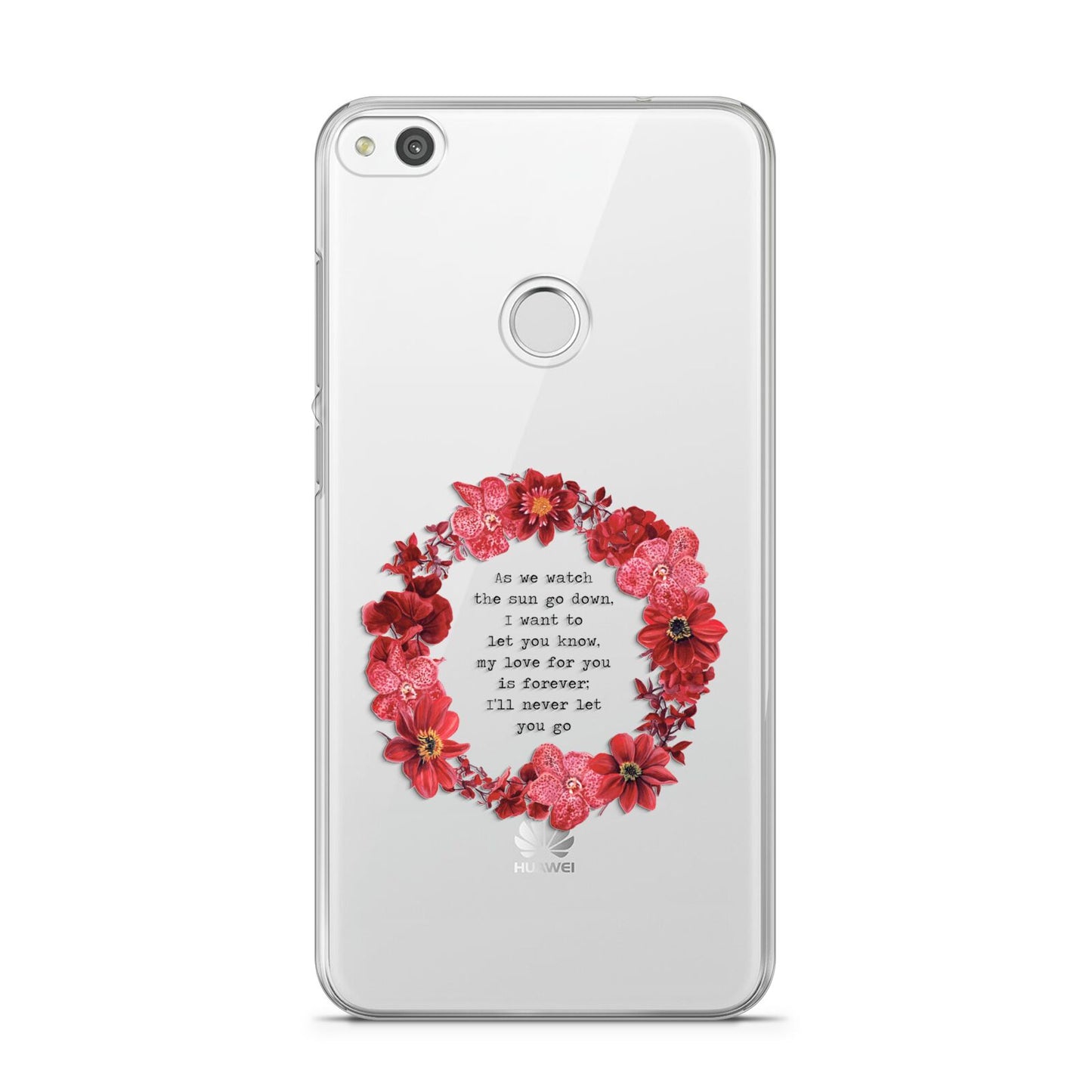 Valentine Wreath Quote Huawei P8 Lite Case