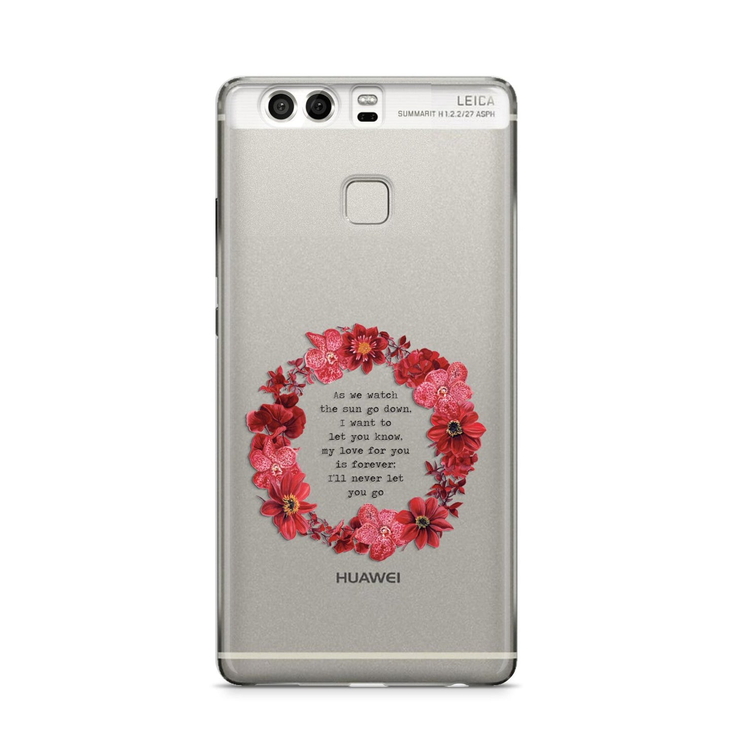 Valentine Wreath Quote Huawei P9 Case