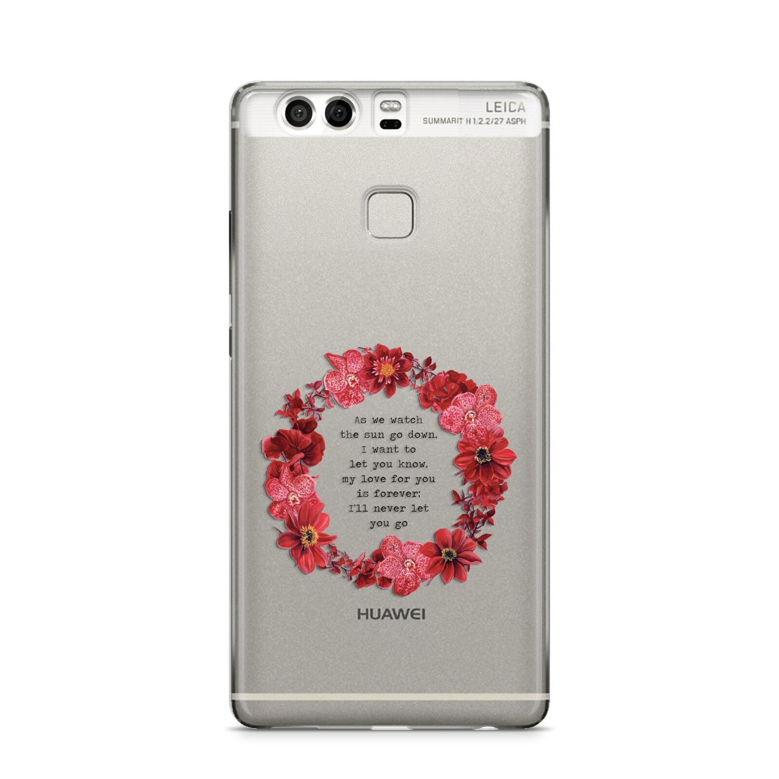 Valentine Wreath Quote Huawei P9 Case