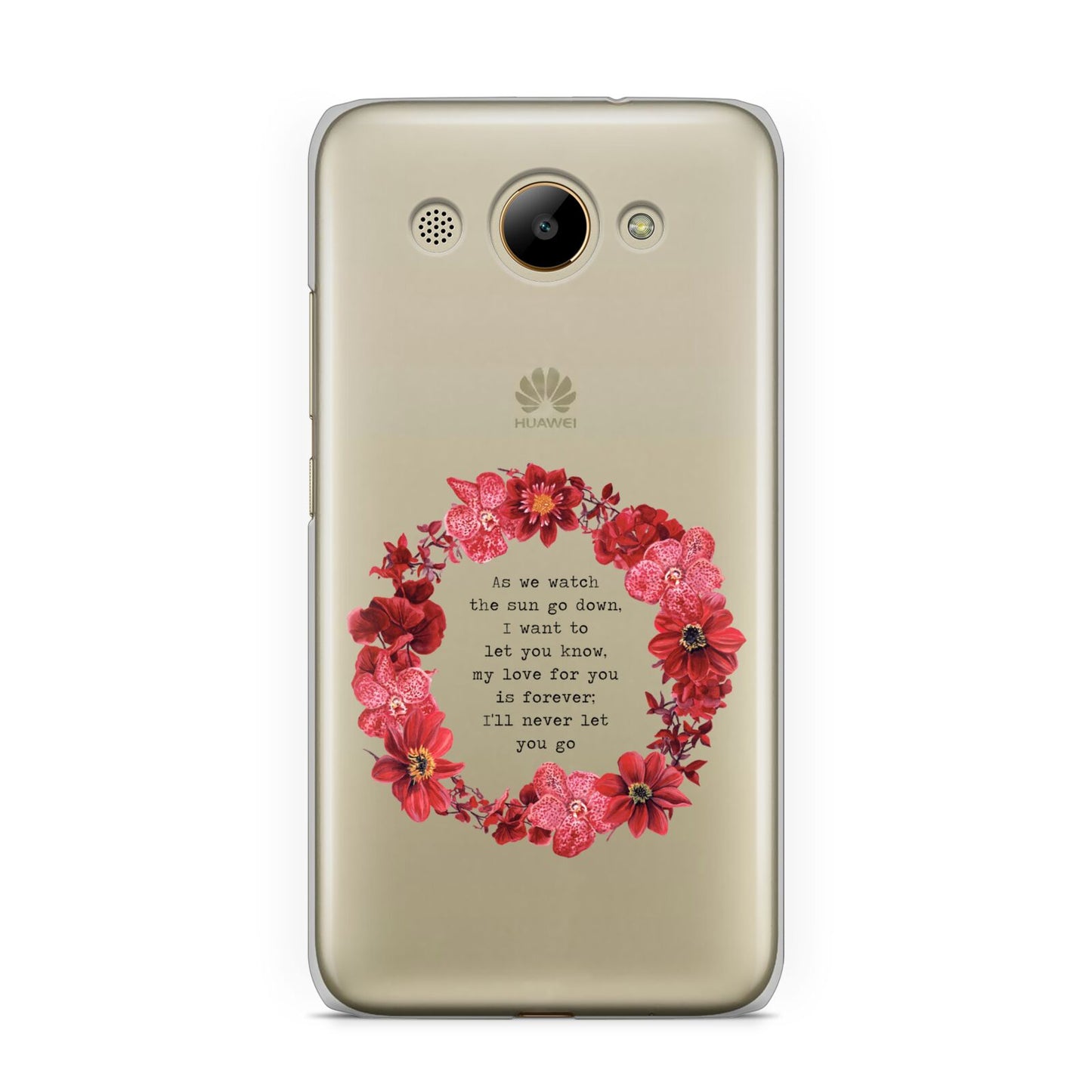 Valentine Wreath Quote Huawei Y3 2017