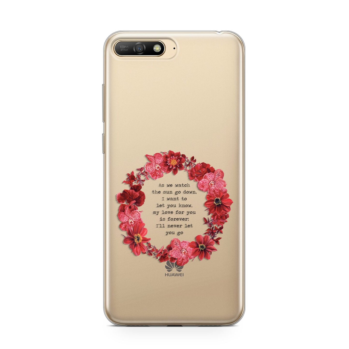 Valentine Wreath Quote Huawei Y6 2018