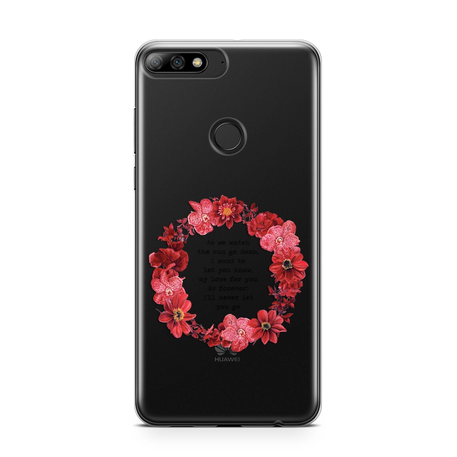 Valentine Wreath Quote Huawei Y7 2018