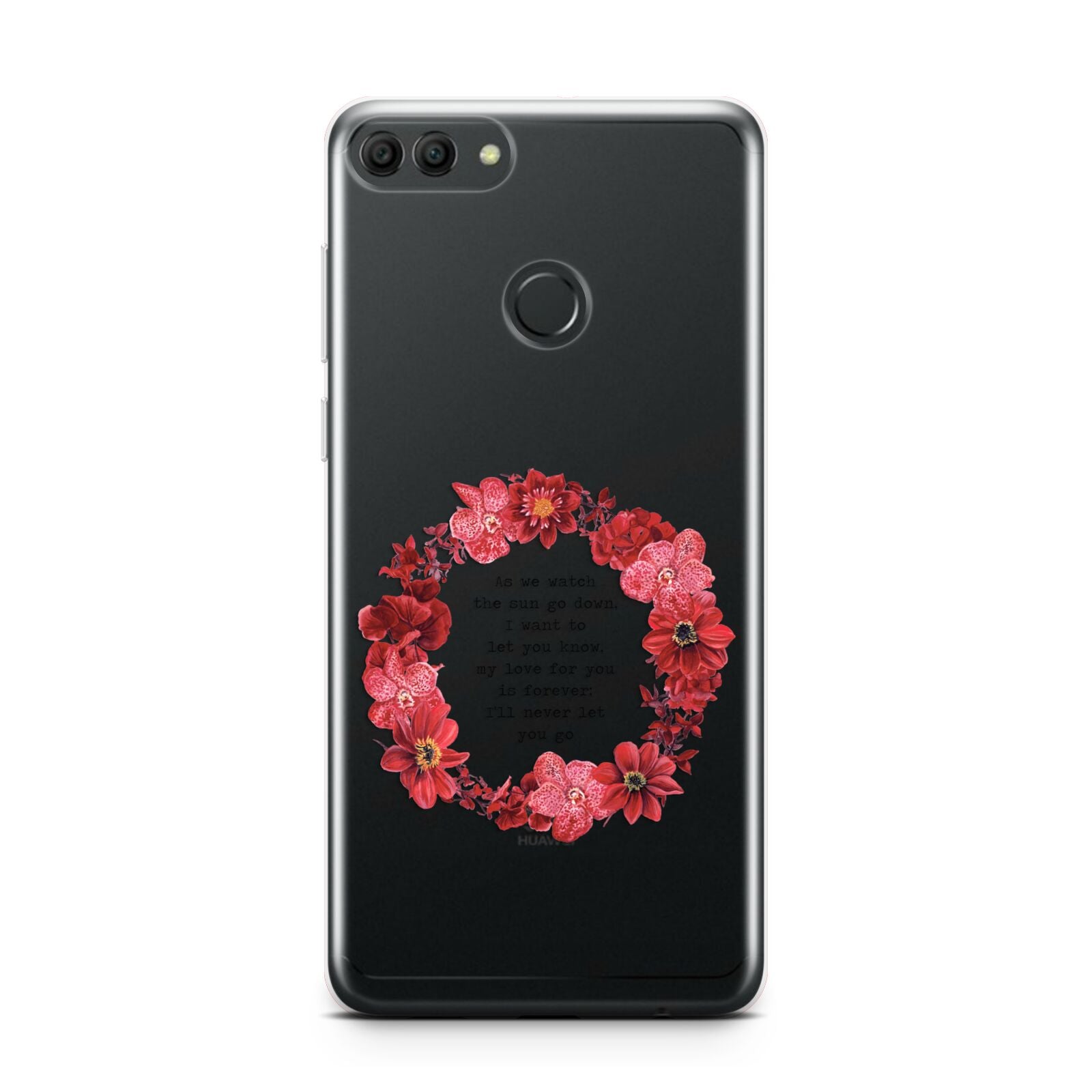 Valentine Wreath Quote Huawei Y9 2018