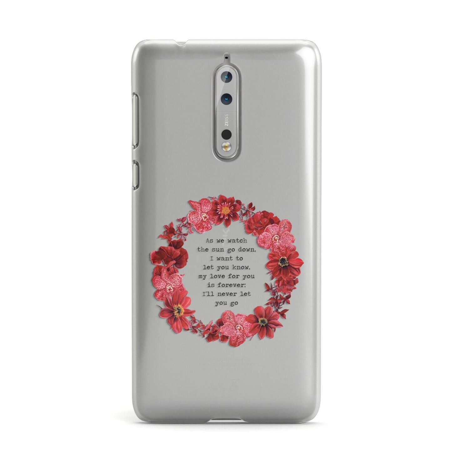 Valentine Wreath Quote Nokia Case