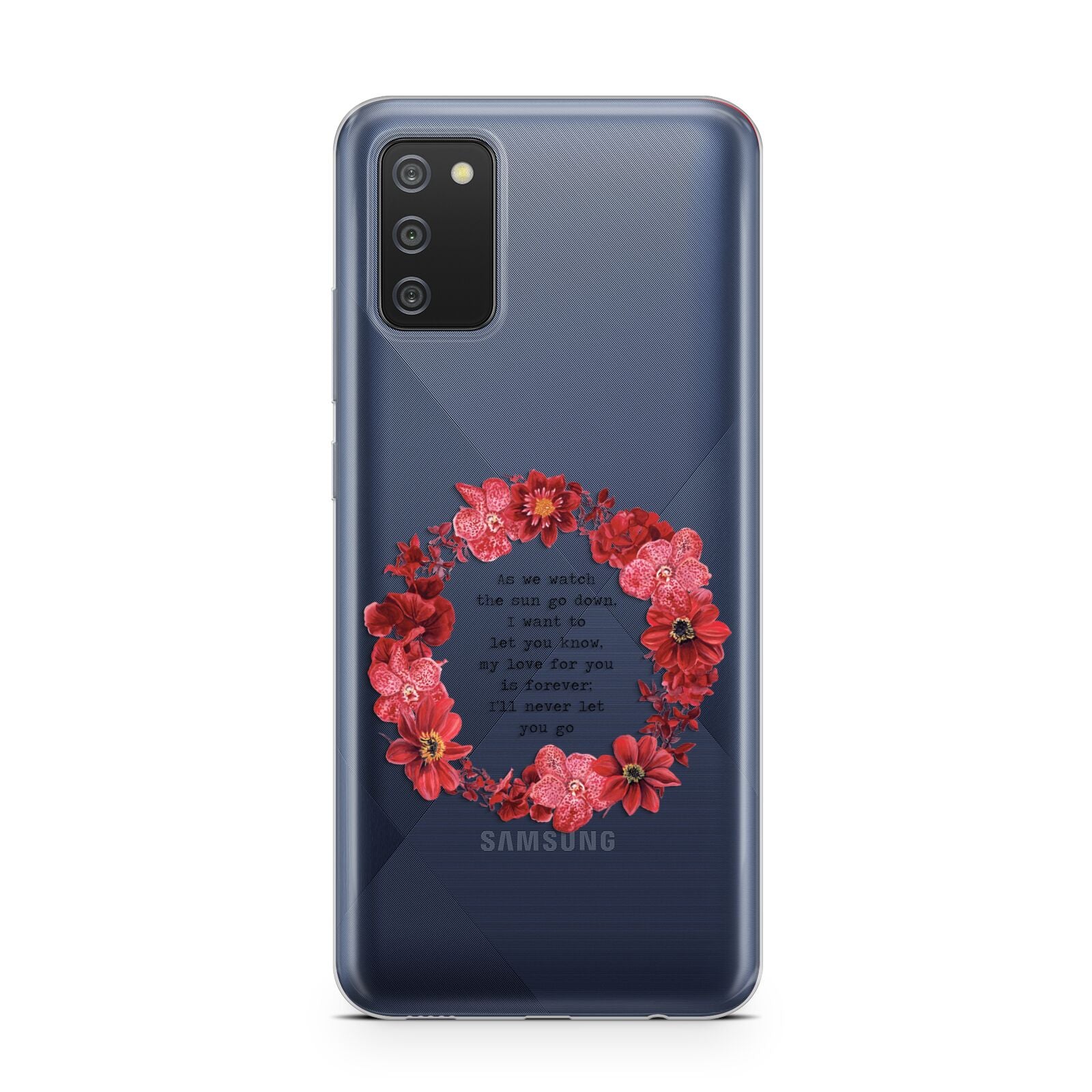 Valentine Wreath Quote Samsung A02s Case