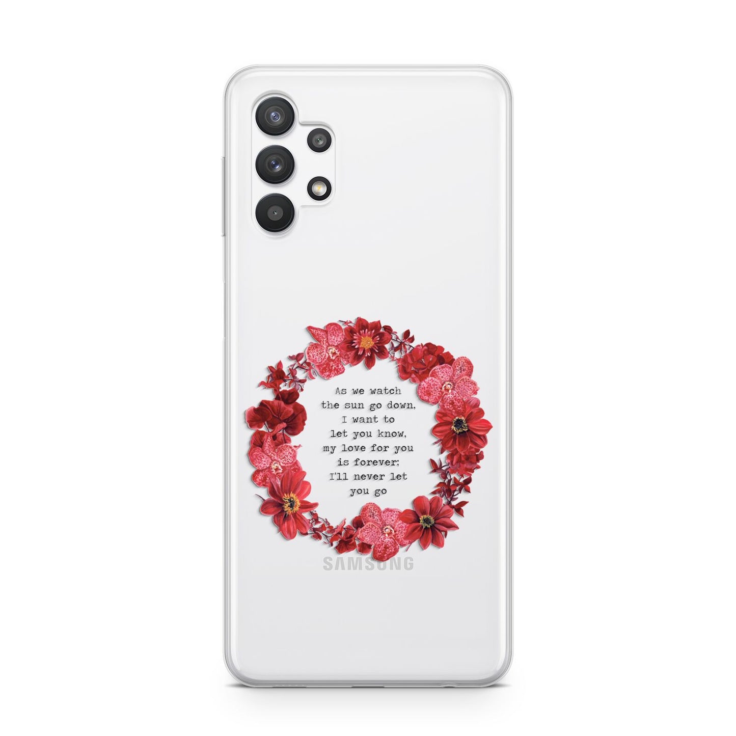 Valentine Wreath Quote Samsung A32 5G Case