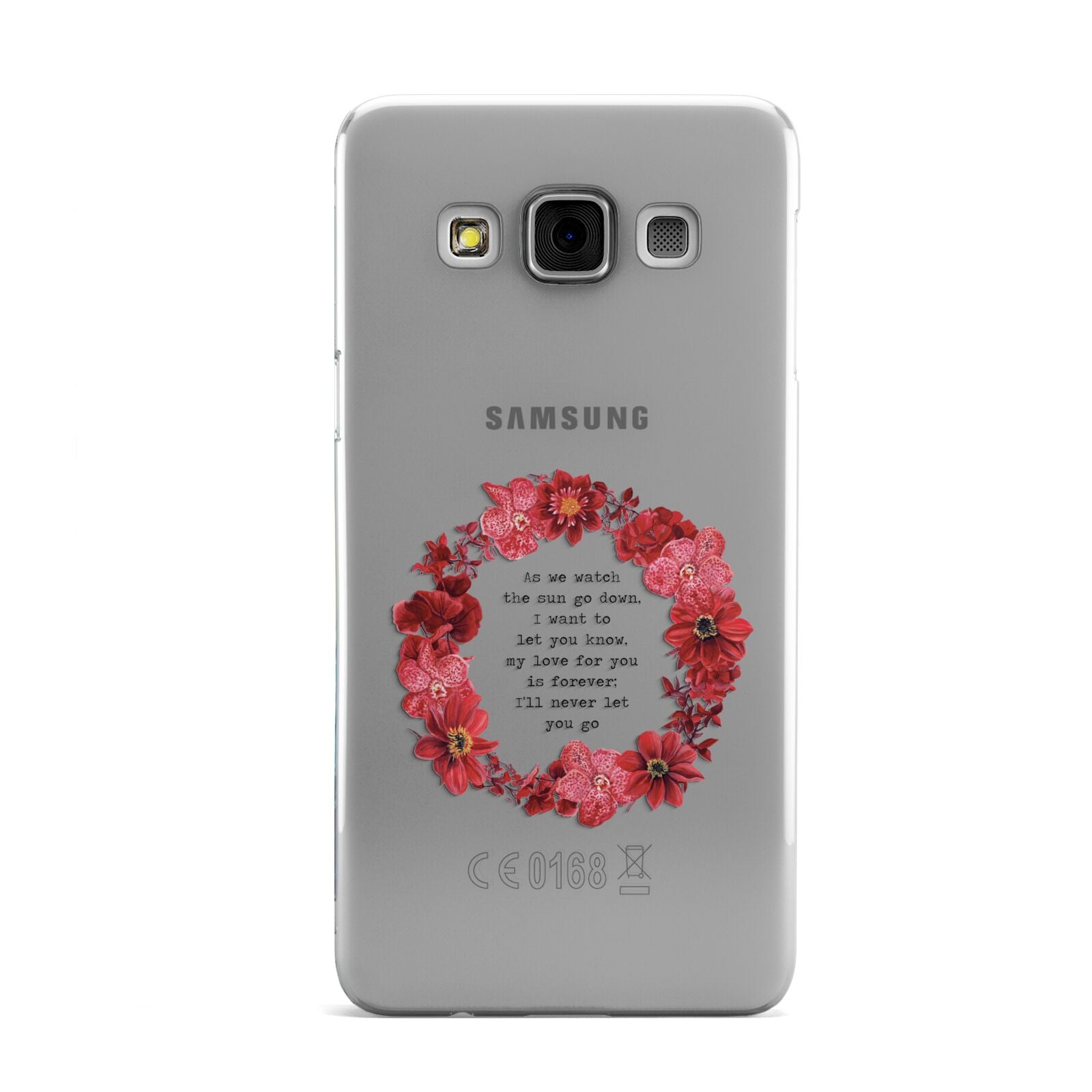 Valentine Wreath Quote Samsung Galaxy A3 Case