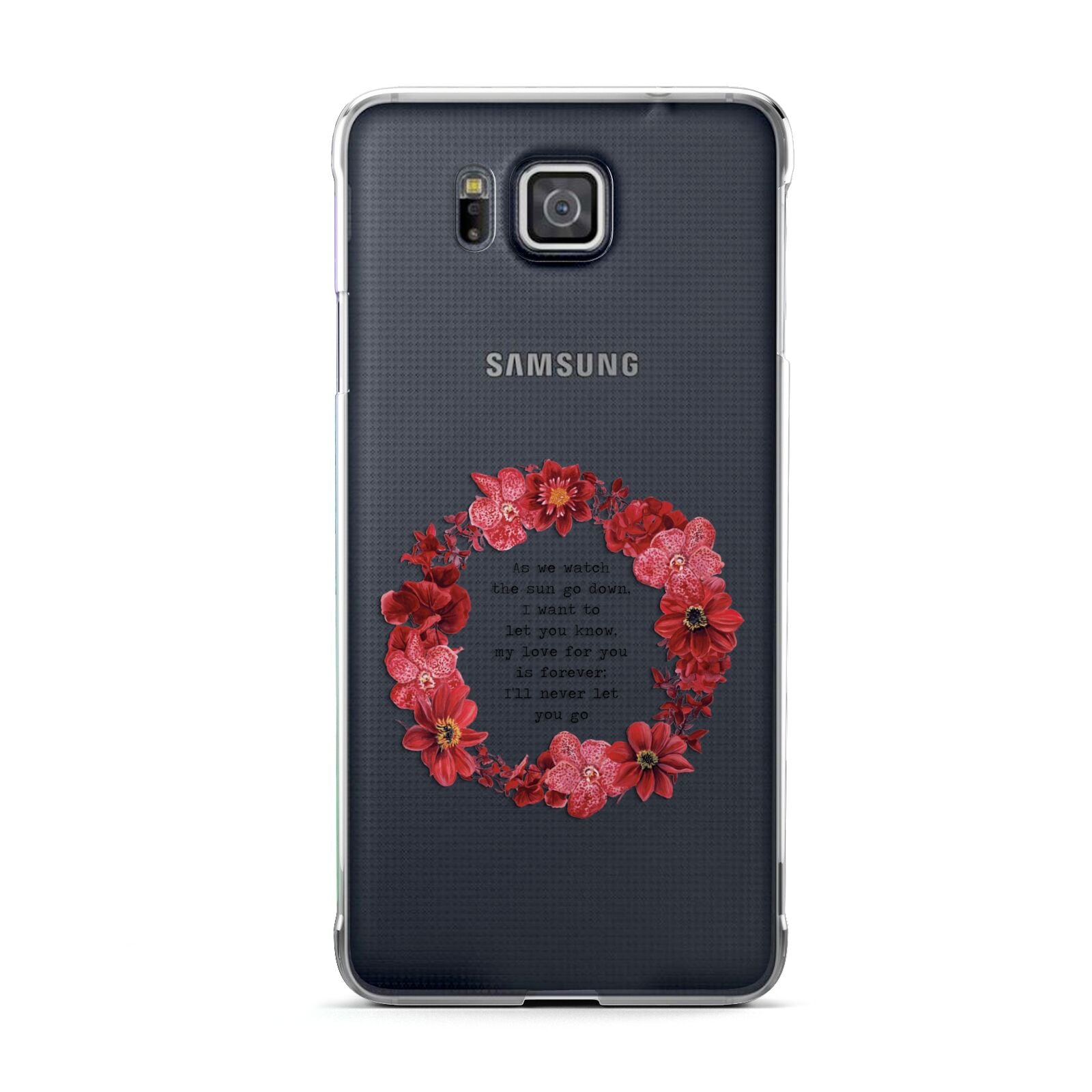 Valentine Wreath Quote Samsung Galaxy Alpha Case