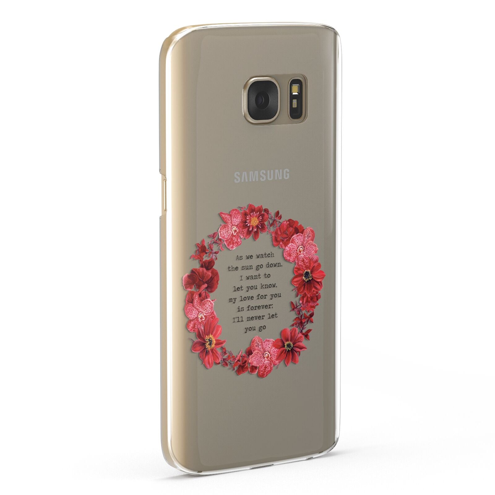 Valentine Wreath Quote Samsung Galaxy Case Fourty Five Degrees