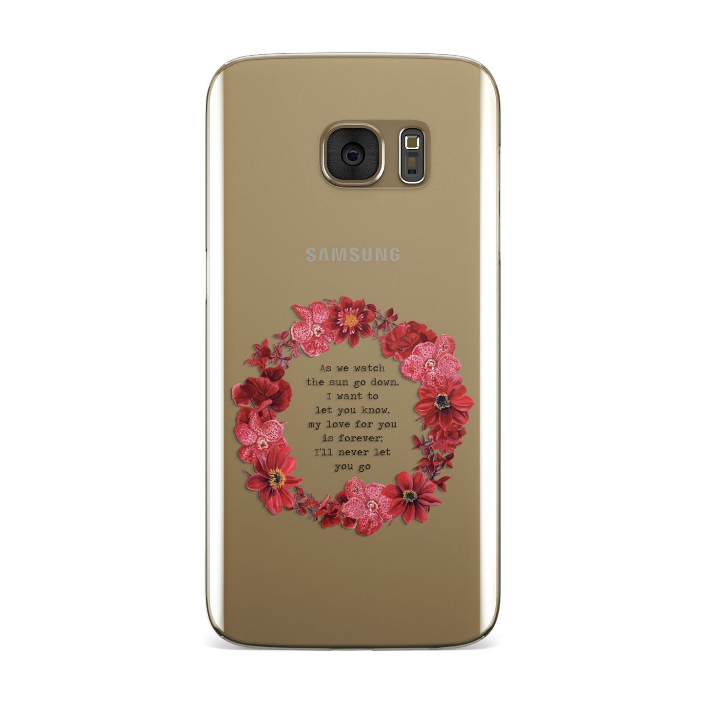 Valentine Wreath Quote Samsung Galaxy Case