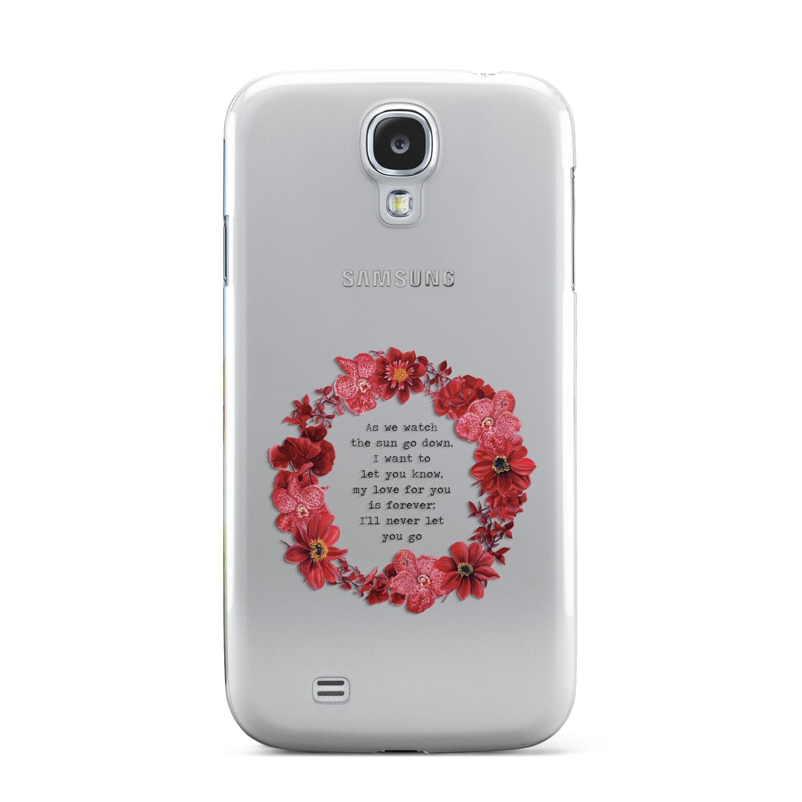 Valentine Wreath Quote Samsung Galaxy S4 Case