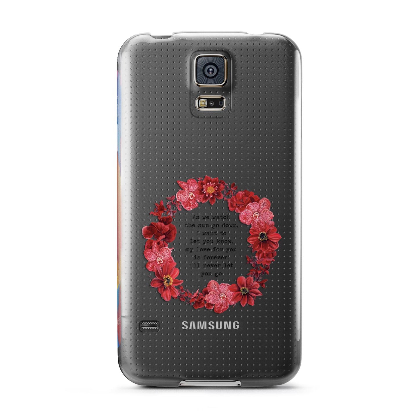 Valentine Wreath Quote Samsung Galaxy S5 Case